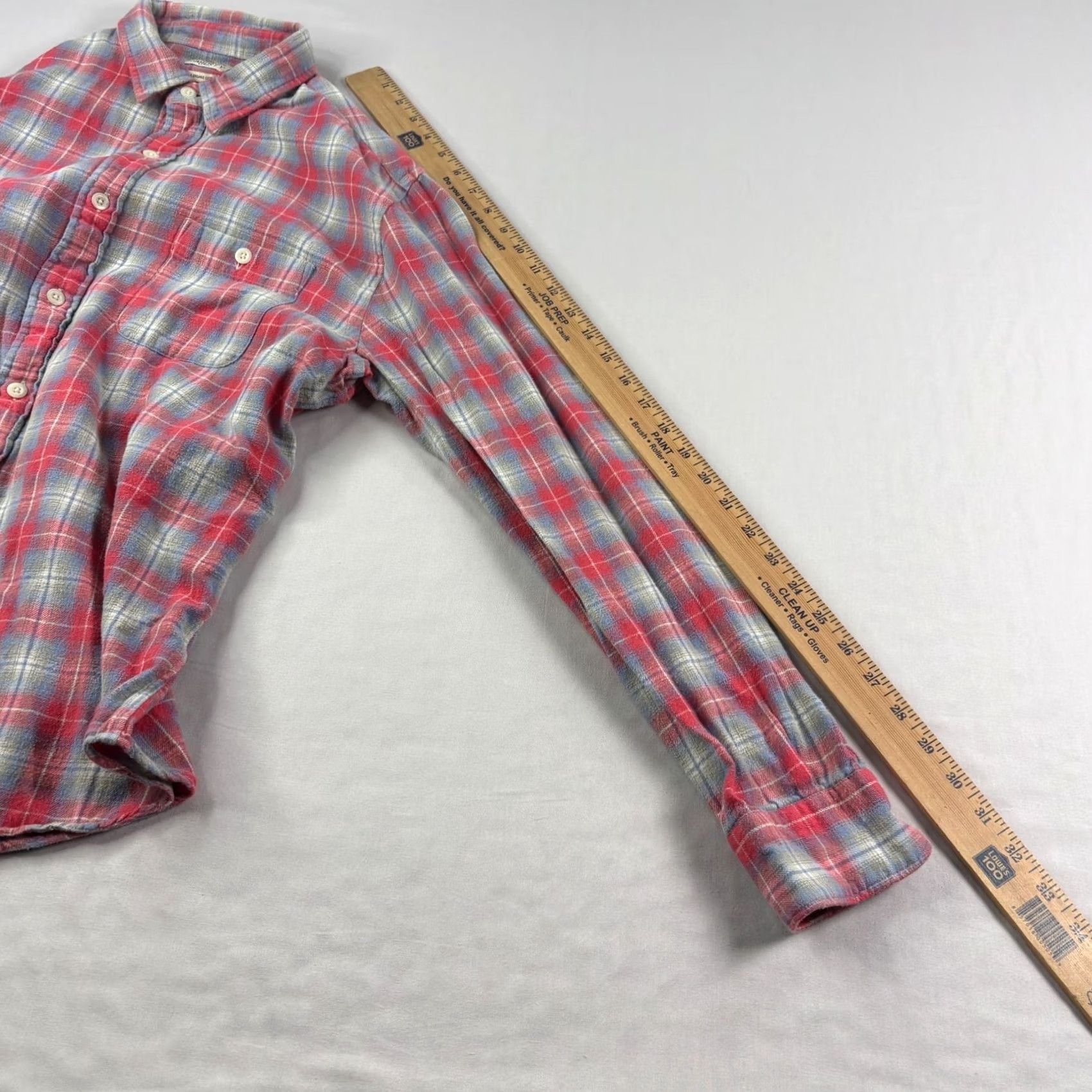 Faherty Faherty Shirt Mens L Plaid Lightweight Flannel Button-Up Cotton Pocketed Casual Long Sleeve Shirt Size US L / EU 52-54 / 3 - 6 Thumbnail