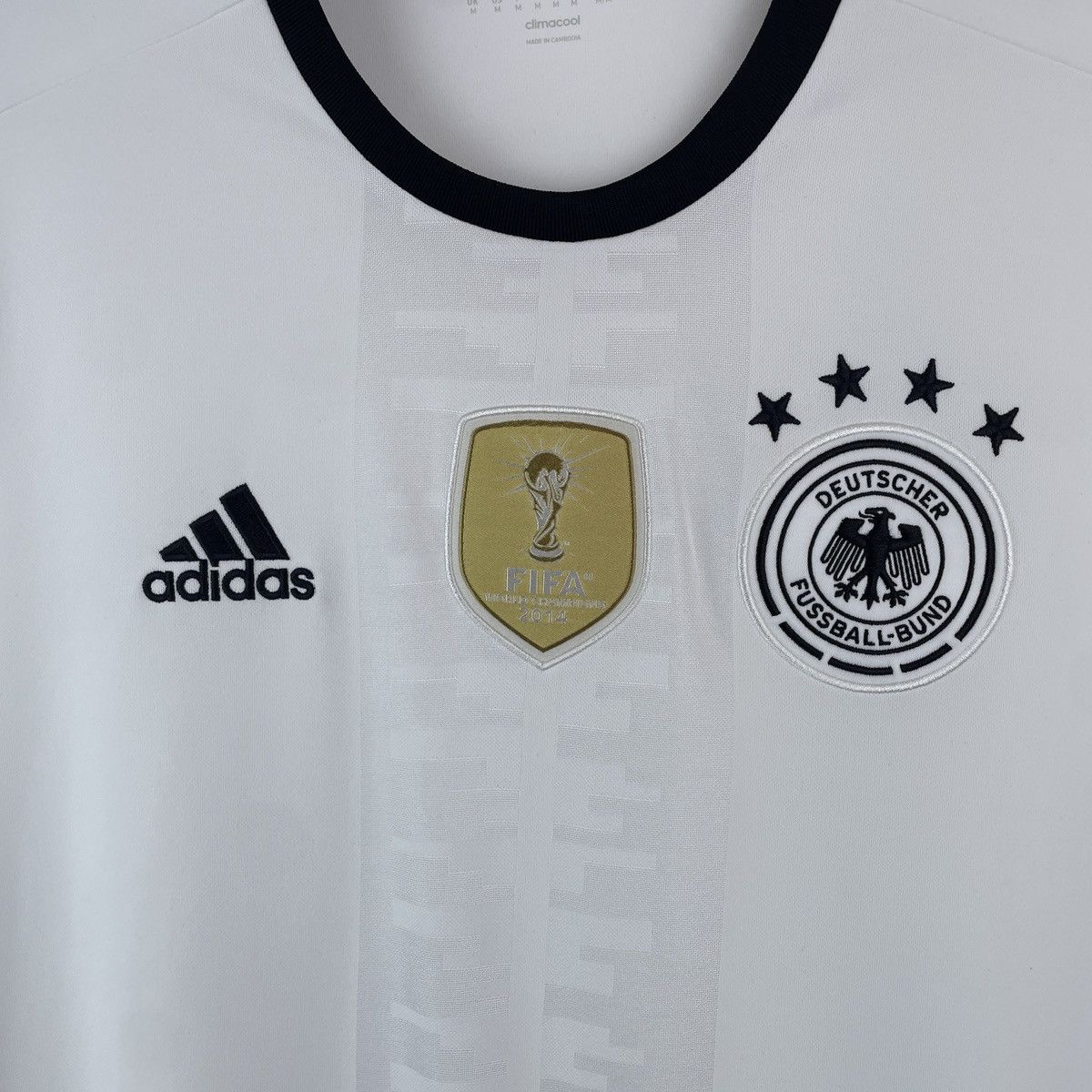 Adidas Germany Adidas Genuine Home Jersey Shirt 2015/2016 size M Size US M / EU 48-50 / 2 - 2 Thumbnail