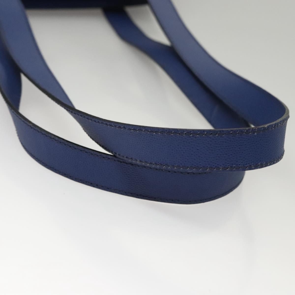 Celine CELINE Shoulder Bag Leather Blue Gold Size ONE SIZE - 7 Thumbnail