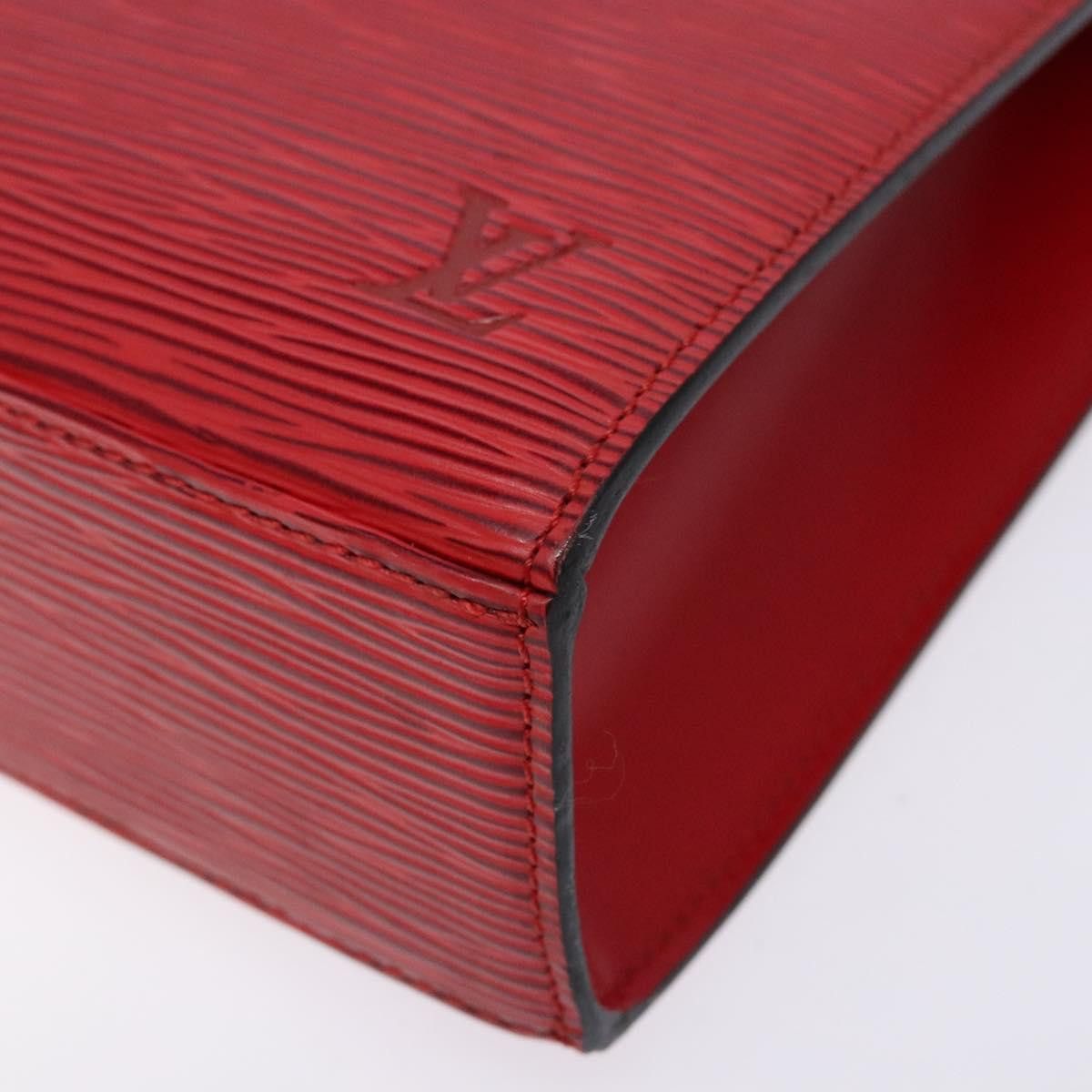Louis Vuitton LOUIS VUITTON Epi Malesherbes Hand Bag Red M52377 Size ONE SIZE - 15 Thumbnail