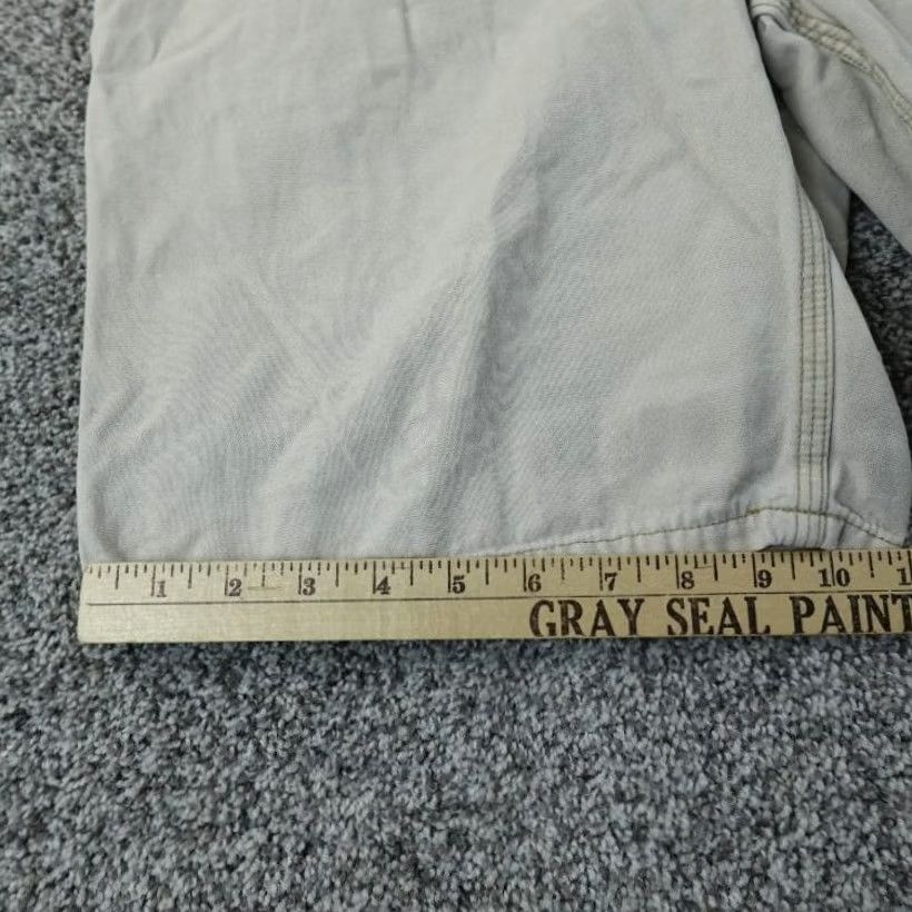 Gap VINTAGE Gap Shorts Mens 33 Beige Carpenter Utility Canvas Hammer Loop Work Cargo Y2K 90s Jeans? Size US 33 - 2 Thumbnail