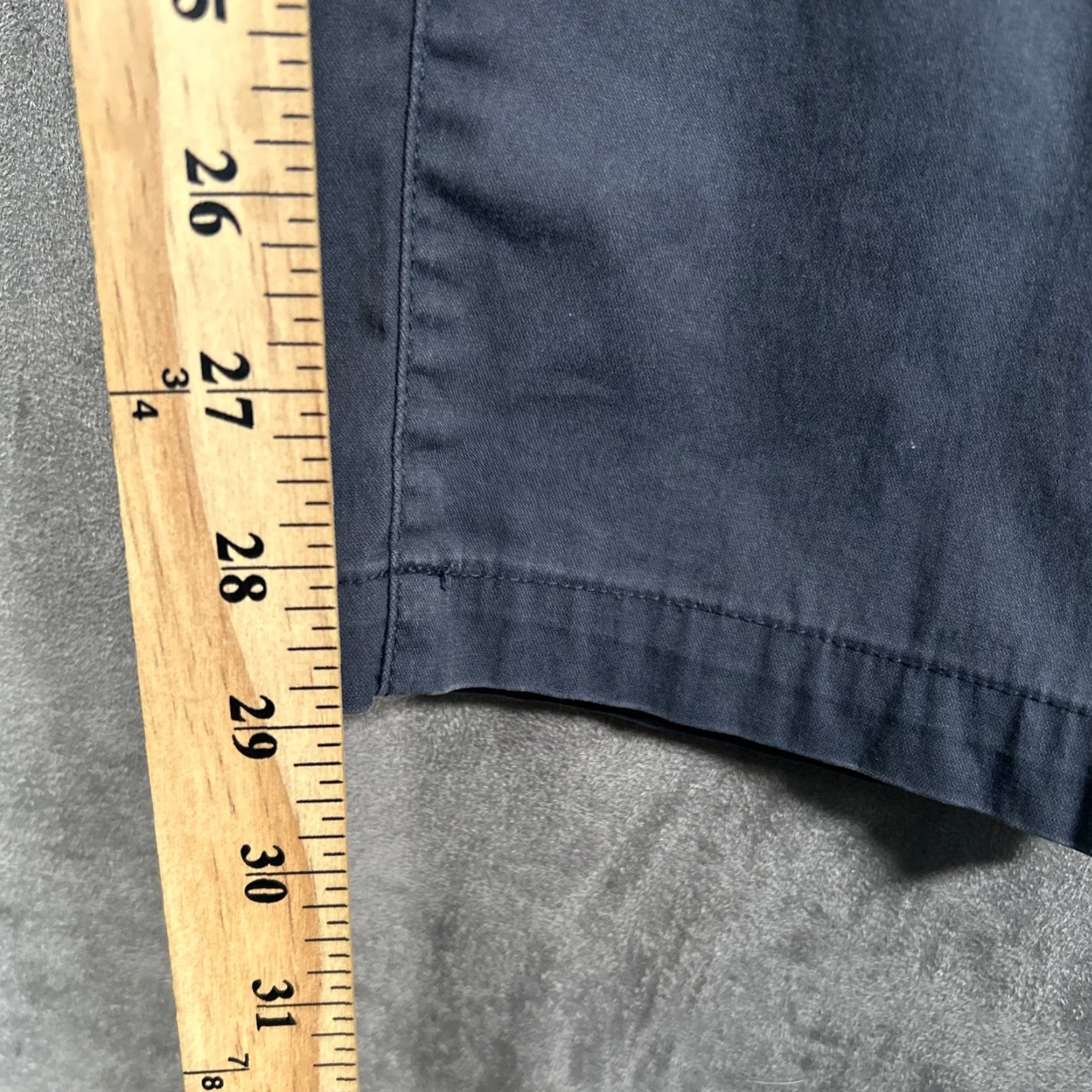 Vintage Birddogs Mens Pants 30x30 Chino Stretch Zip Pockets Dark Navy Blue 5-Pocket Regular Inseam 29 Golf Preppy Size US 30 / EU 46 - 5 Thumbnail