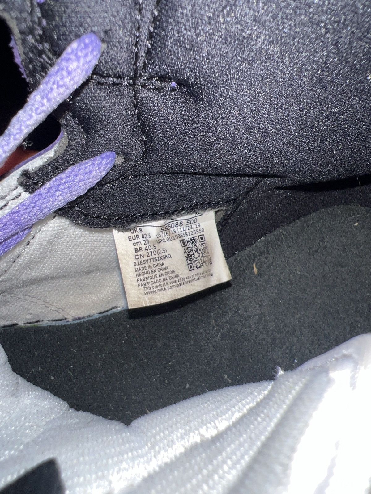 Jordan Brand Jordan 1 Court Purple Size US 9.5 / EU 42-43 - 1 Thumbnail