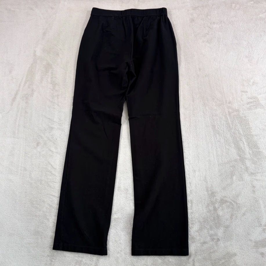 Eileen Fisher EILEEN FISHER Pants Women XS Black Viscose Blend Stretch Straight Leg Pull-On Size 26" / US 2 / IT 38 - 3 Thumbnail