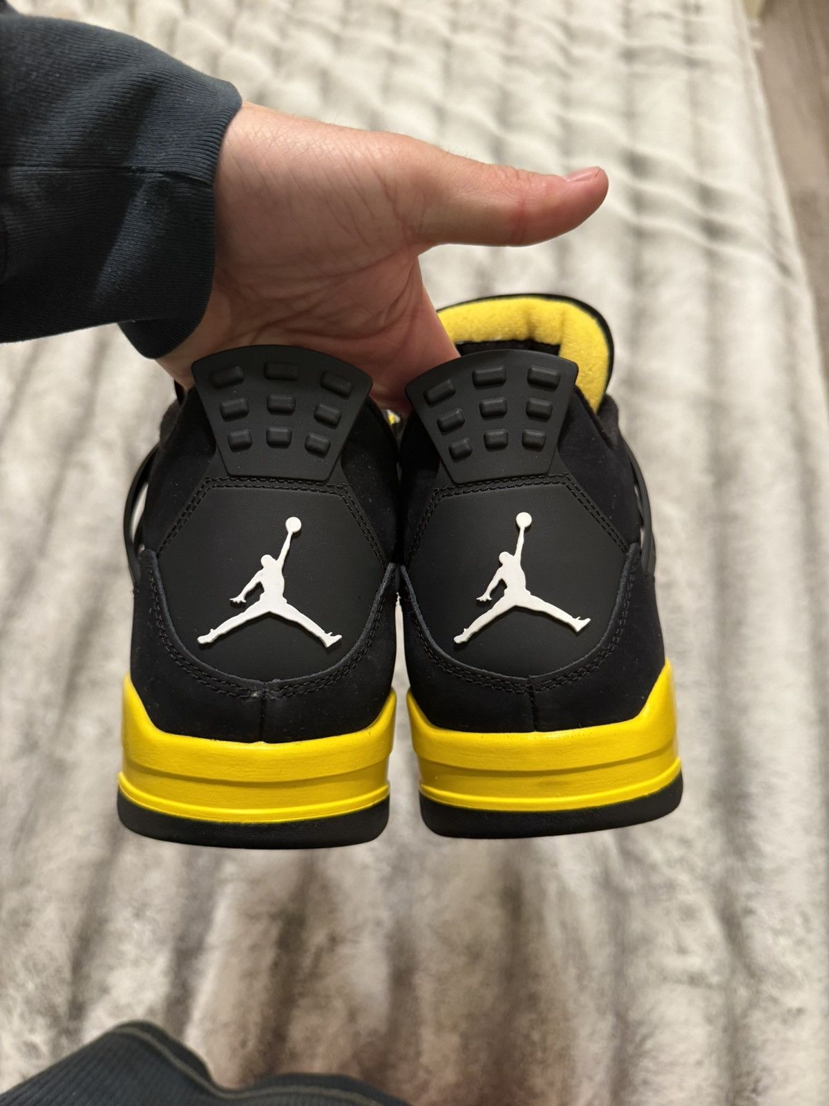Jordan Brand Air Jordan 4 Retro ‘Thunder’ 2023 Size US 12.5 / EU 45-46 - 4 Thumbnail