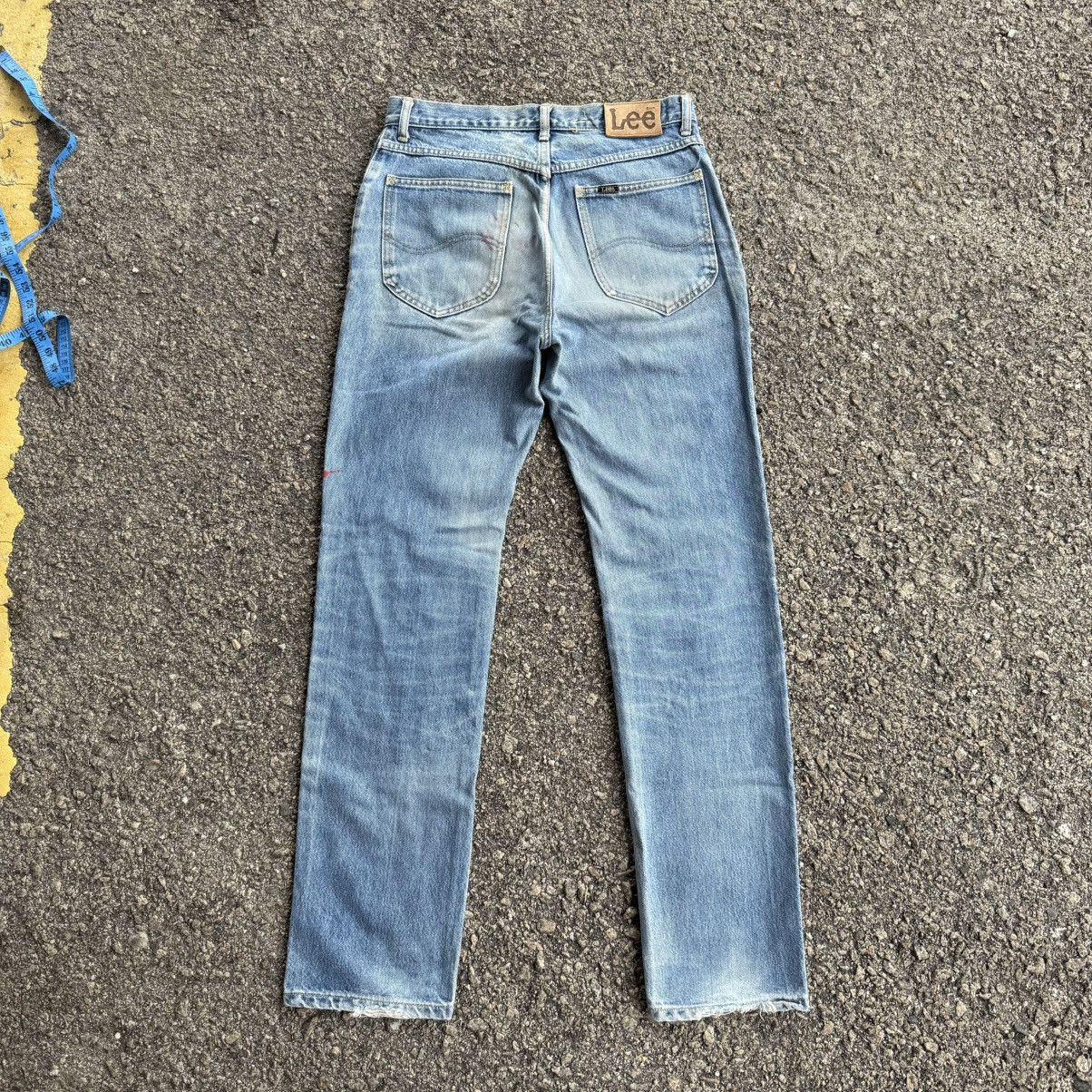 Lee VINTAGE LEE RIDER PAINT FADED JEAN DENIM PANTS Size US 32 / EU 48 - 9 Thumbnail