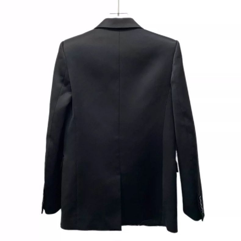 Saint Laurent Paris Saint Laurent Black Long Sleeve Blazer Jacket-2507 Size XXS / US 00 / IT 34 - 8 Thumbnail