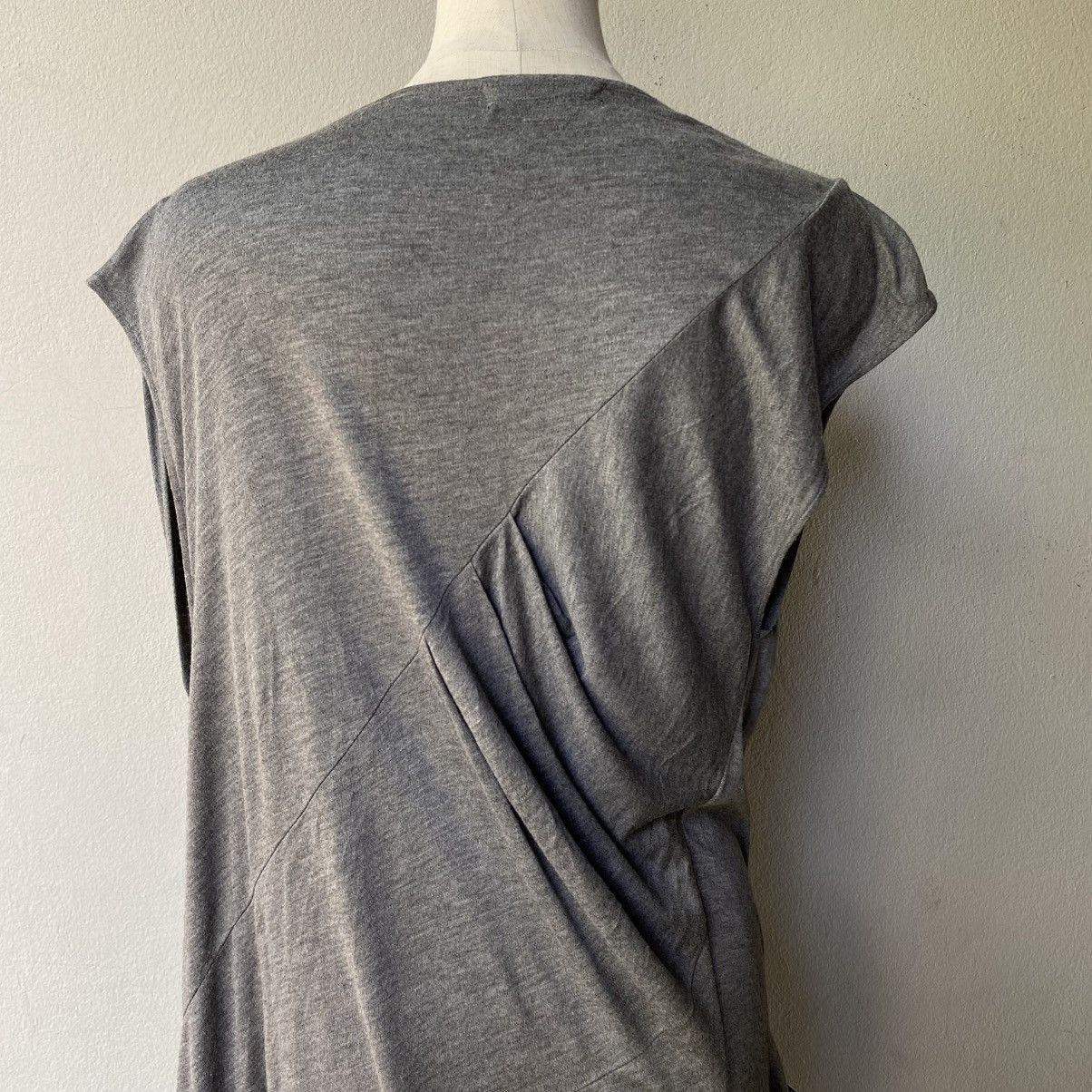 ATSURO TAYAMA A/T ATSURO TAYAMA Light Gray Panel Zip Dress Size S / US 4 / IT 40 - 22 Thumbnail