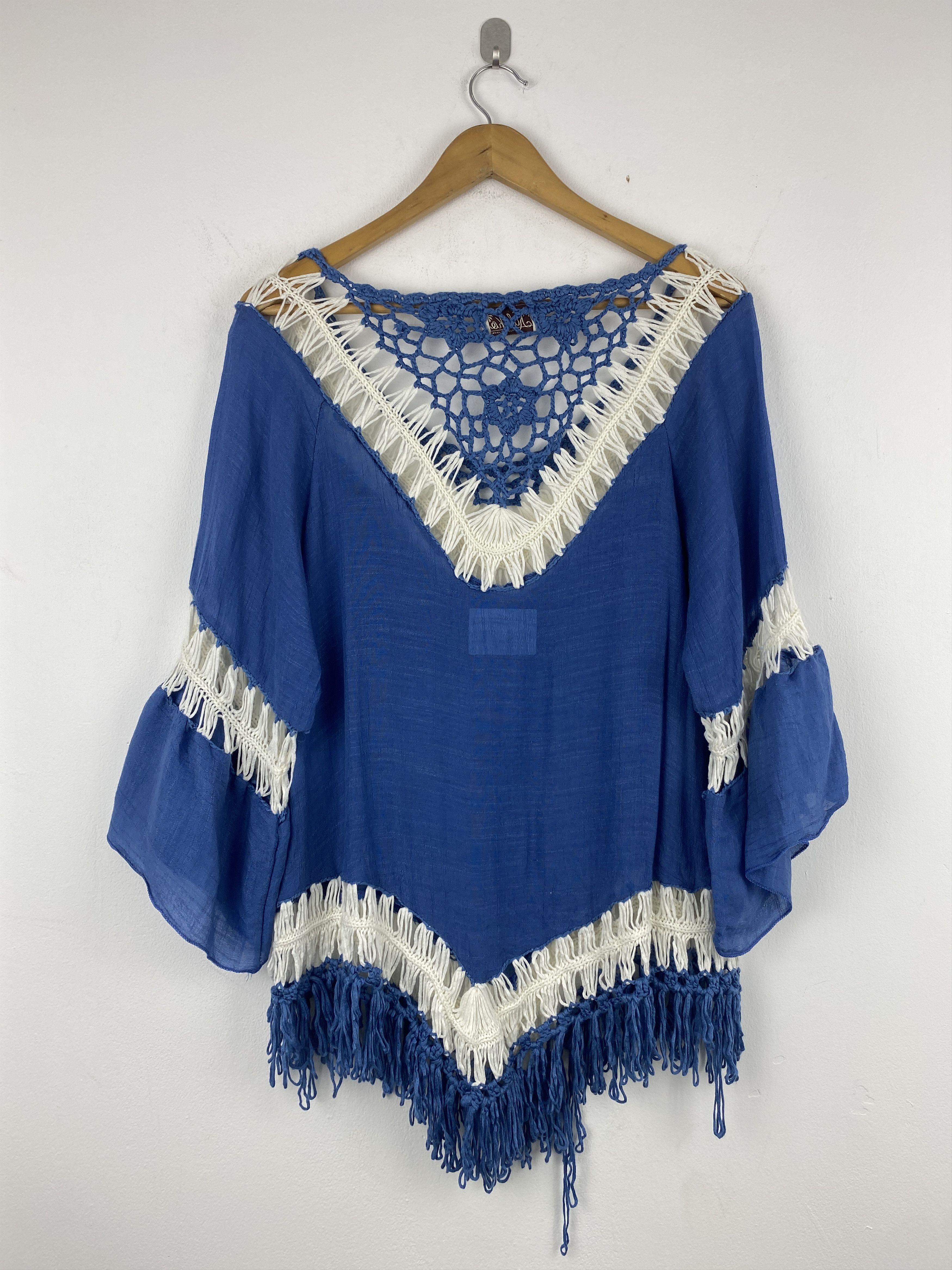 Vintage Vintage Hawaiian Crochet Short Sleeve Size US XS / EU 42 / 0 - 3 Thumbnail
