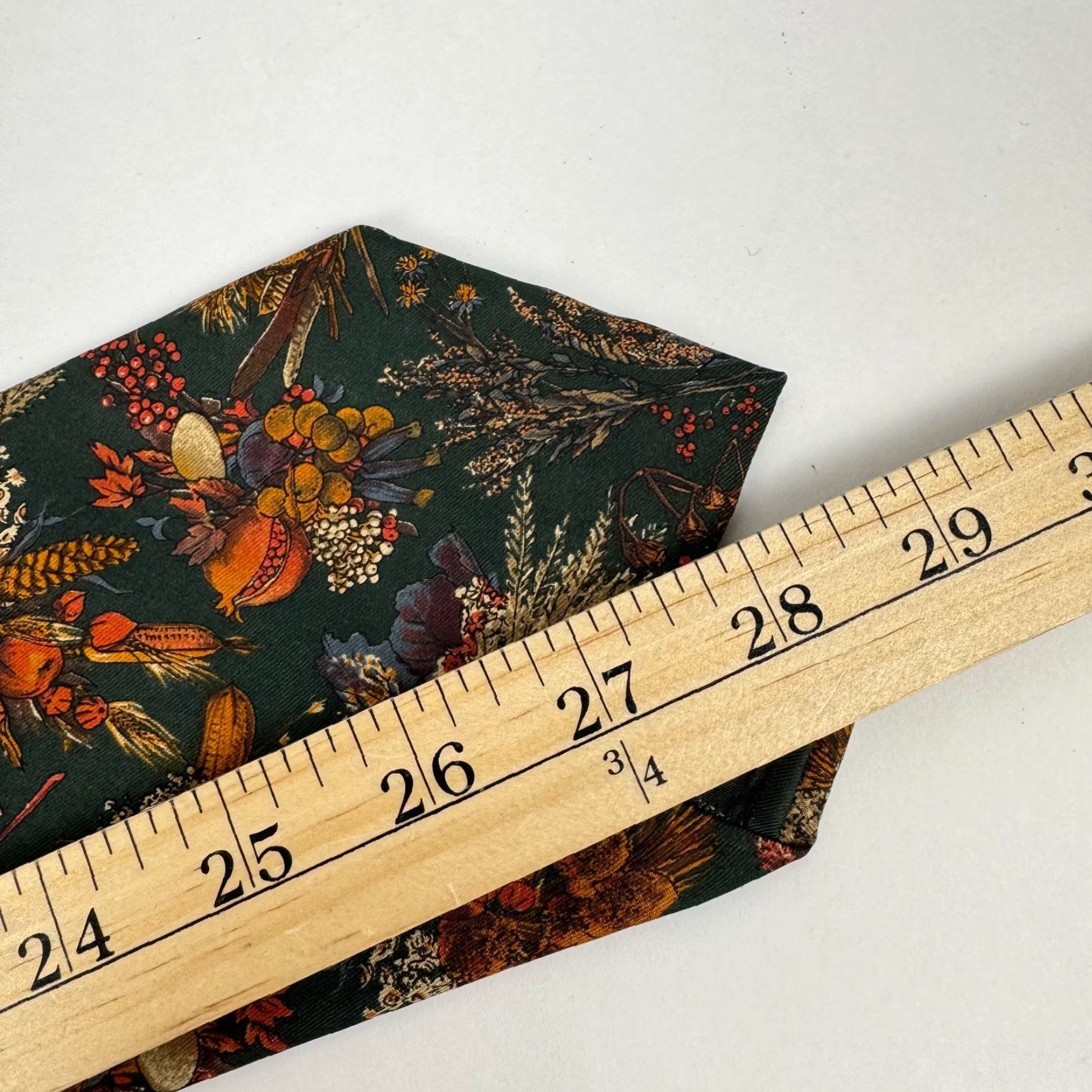 Ermenegildo Zegna Ermenegildo Zegna Silk Tie Green Floral Italy Men One Size Classic (57"-60") Size ONE SIZE - 7 Thumbnail