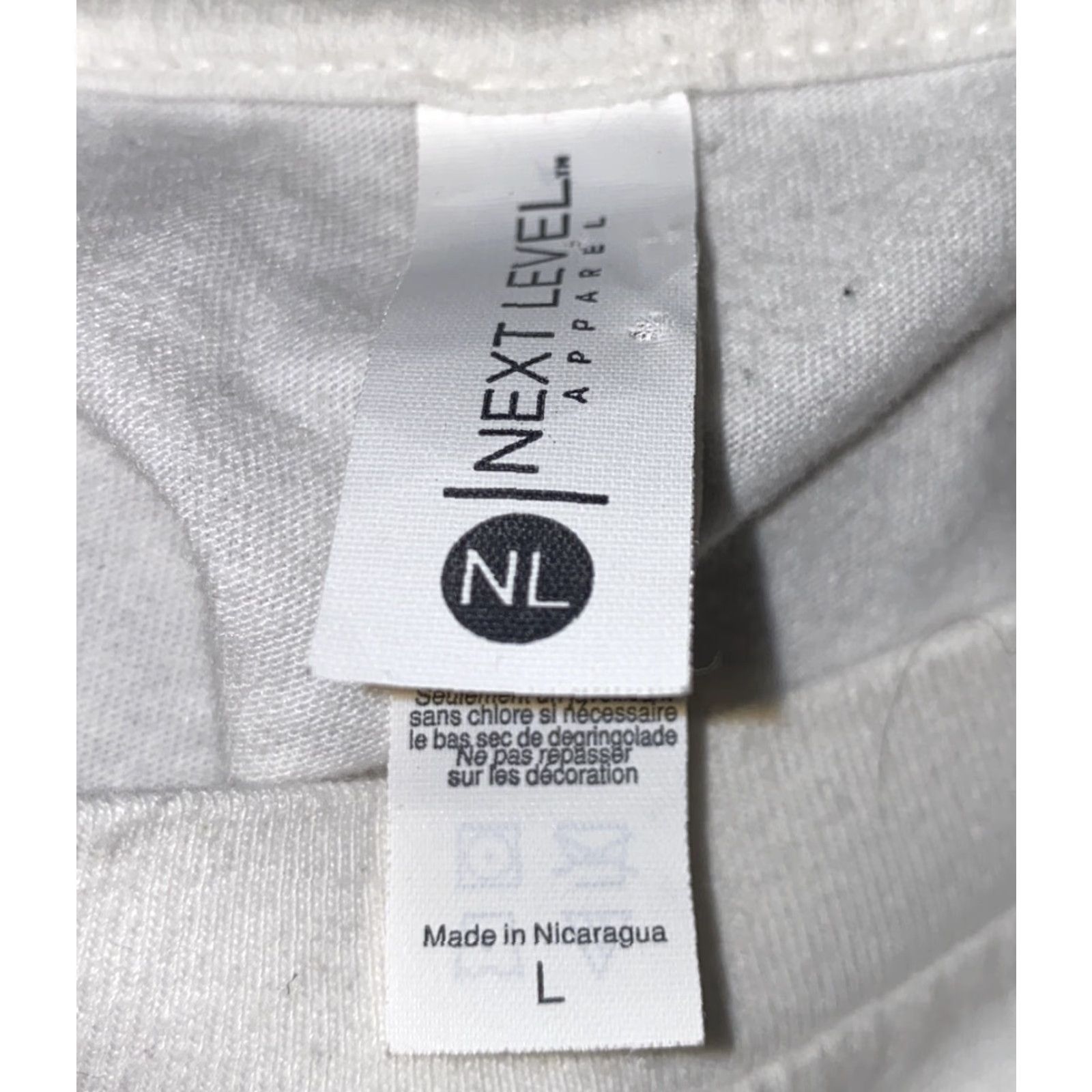 Next Level VNTG Next Level Apparel Womens White Short Sleeve Pulp Fiction T-Shirt Size L Size L / US 10 / IT 46 - 4 Thumbnail
