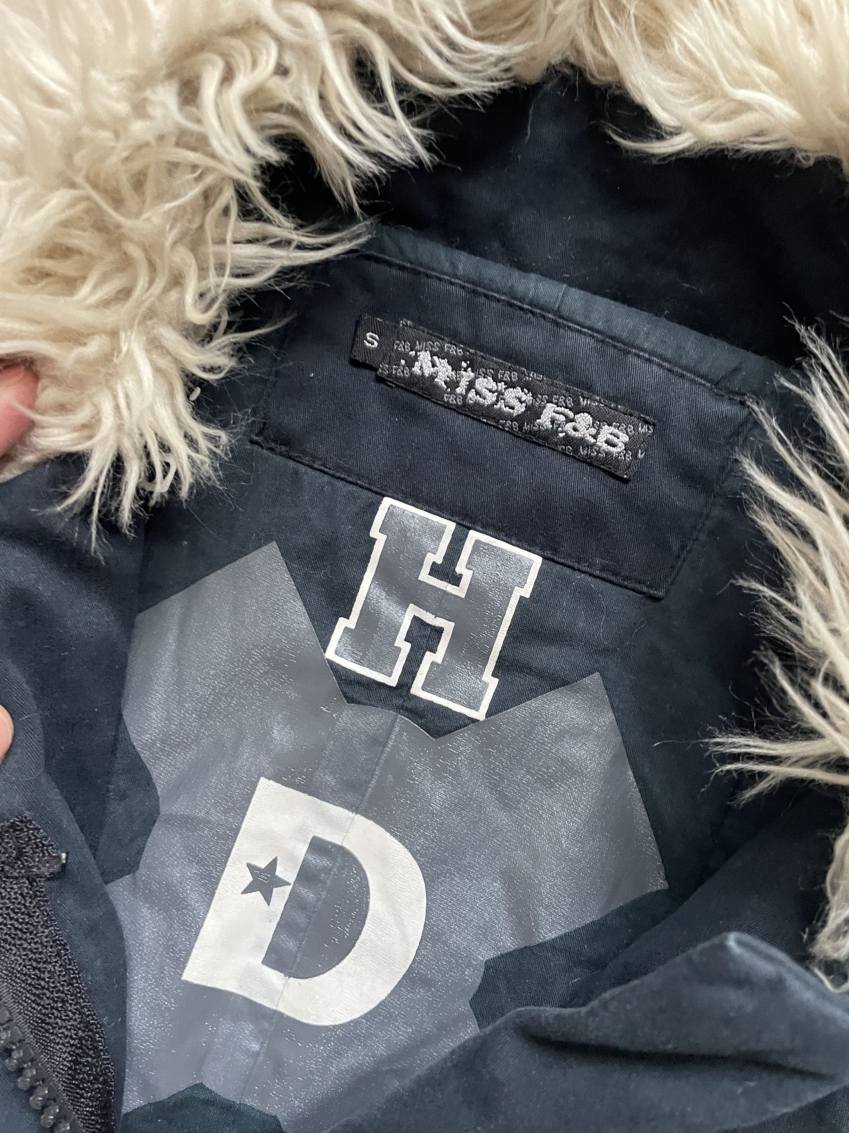 Hysteric Glamour Y2K HYSTERIC GLAMOUR TYPE SLIM GOOSE DOWN REAL FUR BOMBER Size S / US 4 / IT 40 - 2 Thumbnail