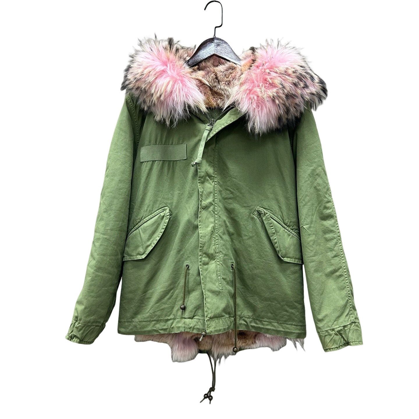 MR & MRS ITALY Mr & Mrs Italy Pink Fur Parka Size XS Size XS / US 0-2 / IT 36-38 - 1 Thumbnail
