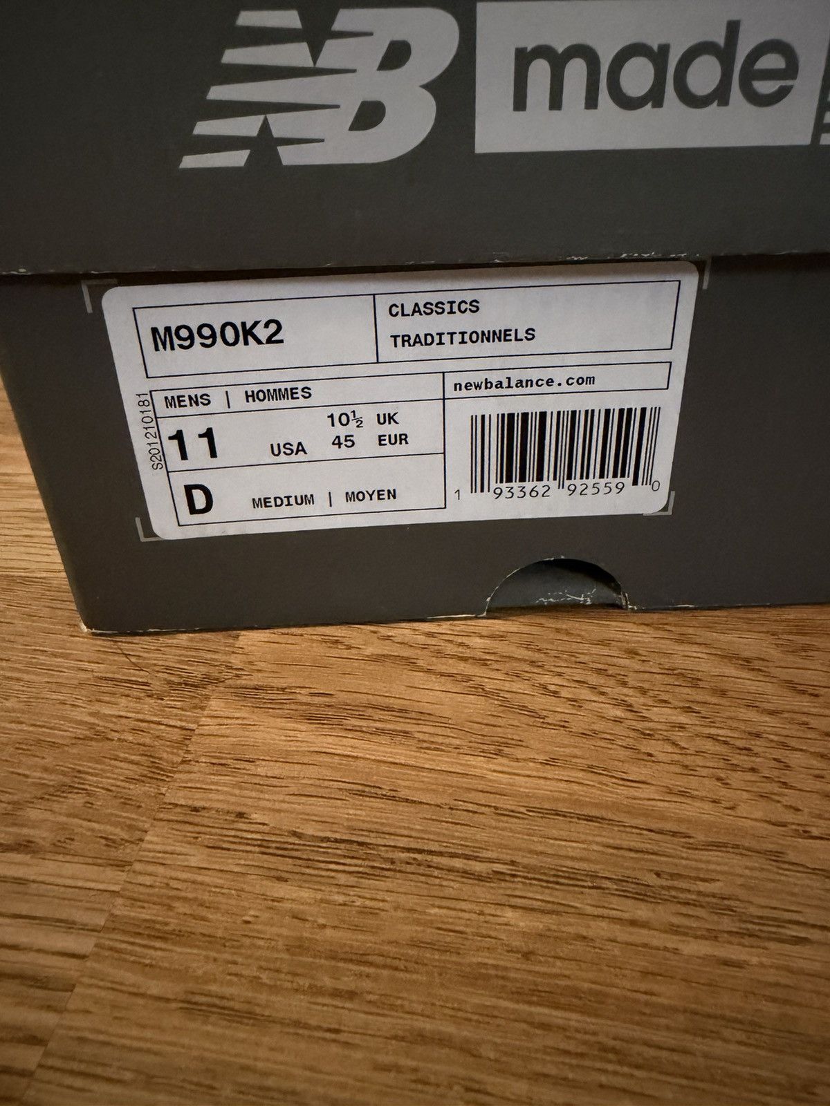 Kith × New Balance New Balance x Kith 990v2 M990K2 size 11 Size US 11 / EU 44 - 6 Thumbnail