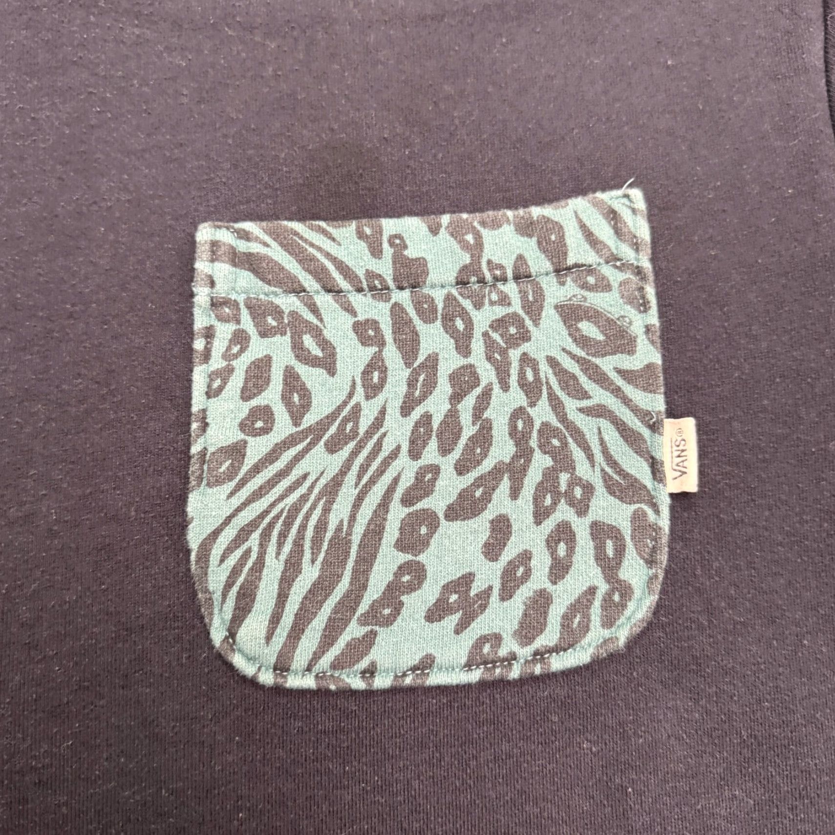 Vans Vans Crew Neck Pullover Sweatshirt Men XL Black Pocket Animal Print Casual Skate Size US XL / EU 56 / 4 - 5 Thumbnail