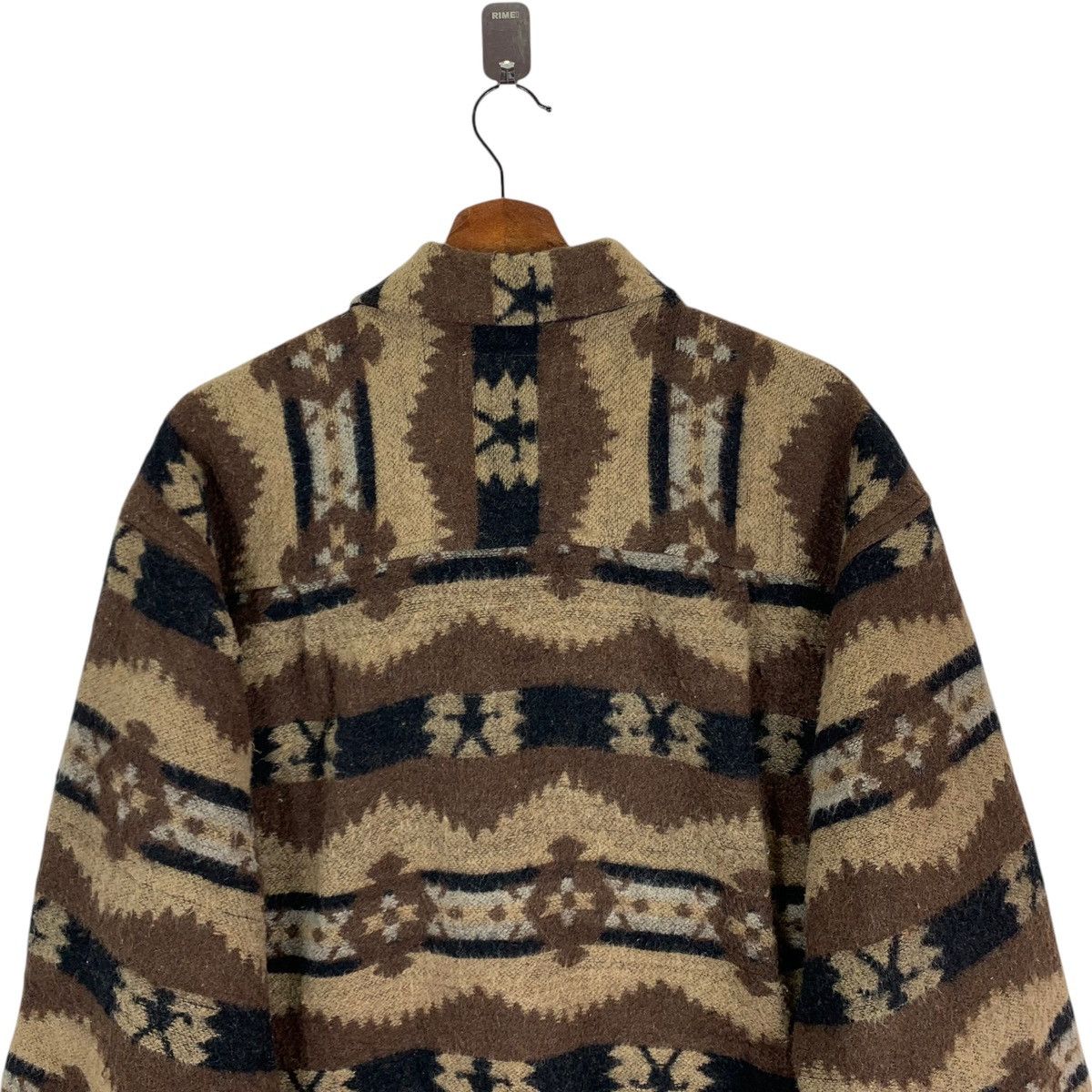 Aztech Mountain × Native × Vintage VINTAGE HYPE SPORTSWEAR NATIVE AMERICAN WOOL JACKET Size US M / EU 48-50 / 2 - 6 Thumbnail