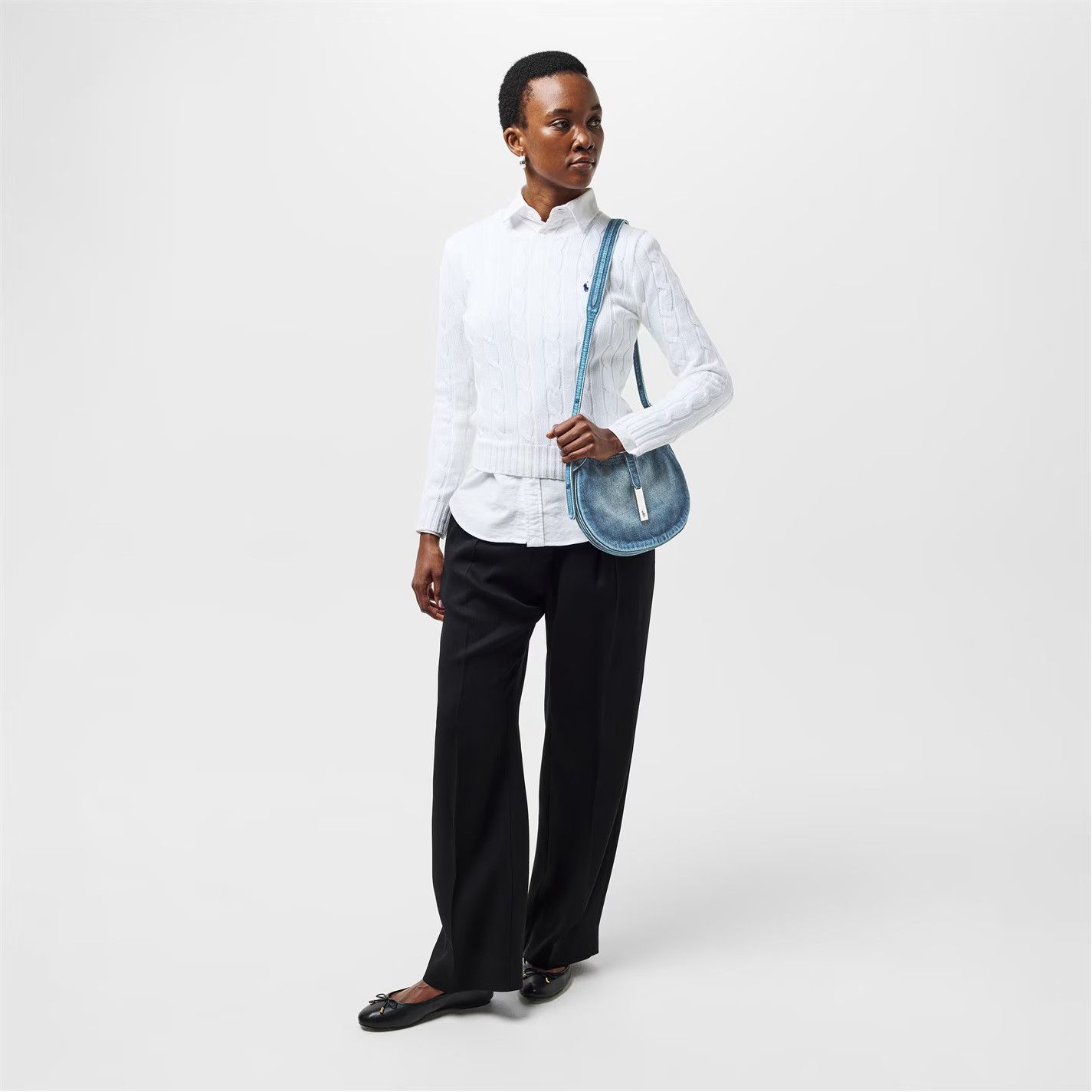 Polo Ralph Lauren o1g2r1mq0825 Size: OS / Calfskin Mini Shoulder Bag in Blue Size ONE SIZE - 6 Thumbnail