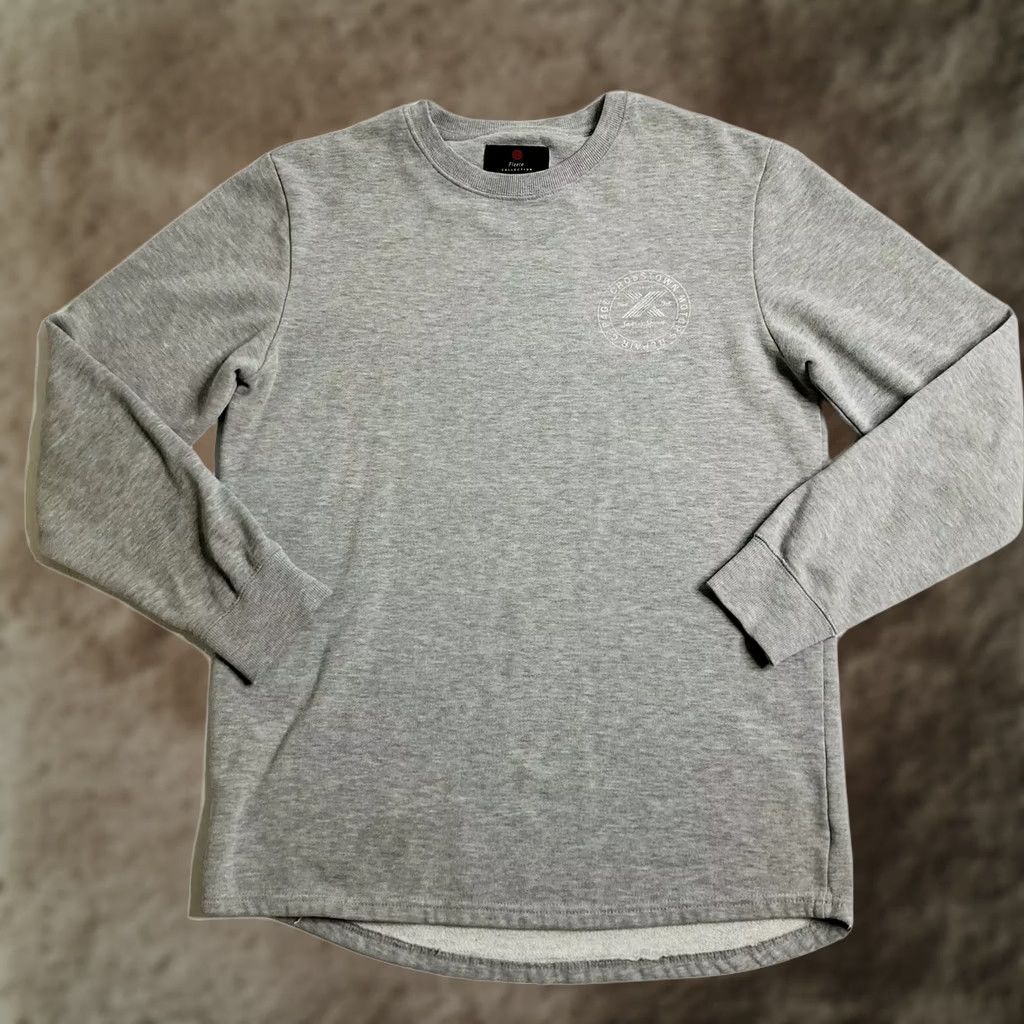 Cotton On COTTON ON Fleece Collection Crewneck Sweatshirt Gray Crosstown Motors Mens M Size US M / EU 48-50 / 2 - 1 Thumbnail