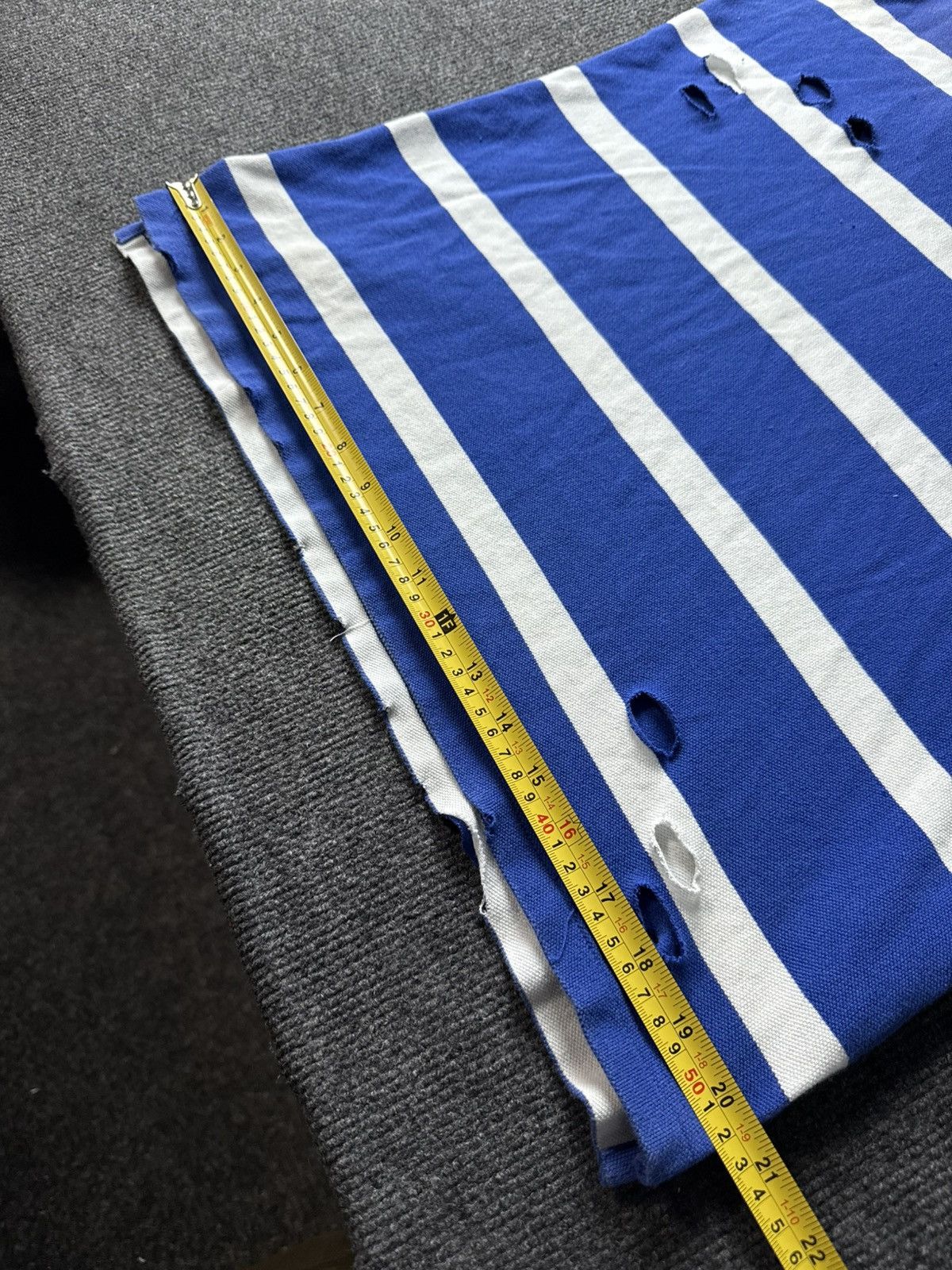 Armani Vintage 90s Armani Jeans Distressed Striped Polo Vest Y2K Size US L / EU 52-54 / 3 - 17 Thumbnail