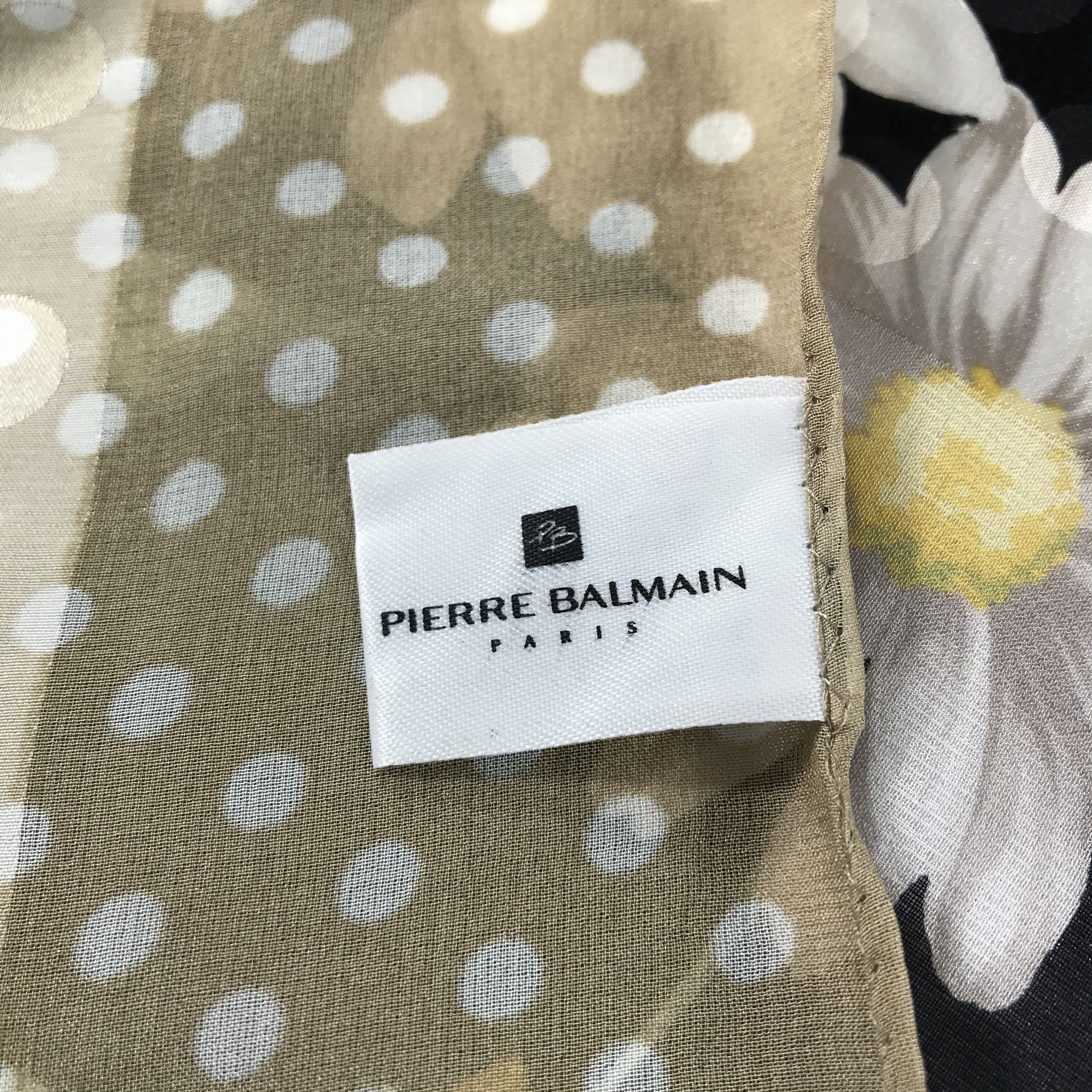 Pierre Balmain Vintage Pierre Balmain Silk Scarf Size ONE SIZE - 6 Thumbnail