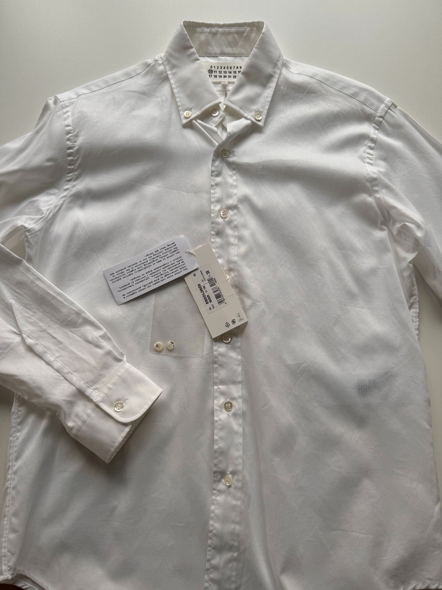 Maison Margiela Maison Margiela Size 38 White shirt 2501-Nextarrow Size US XXS / EU 40 - 3 Thumbnail