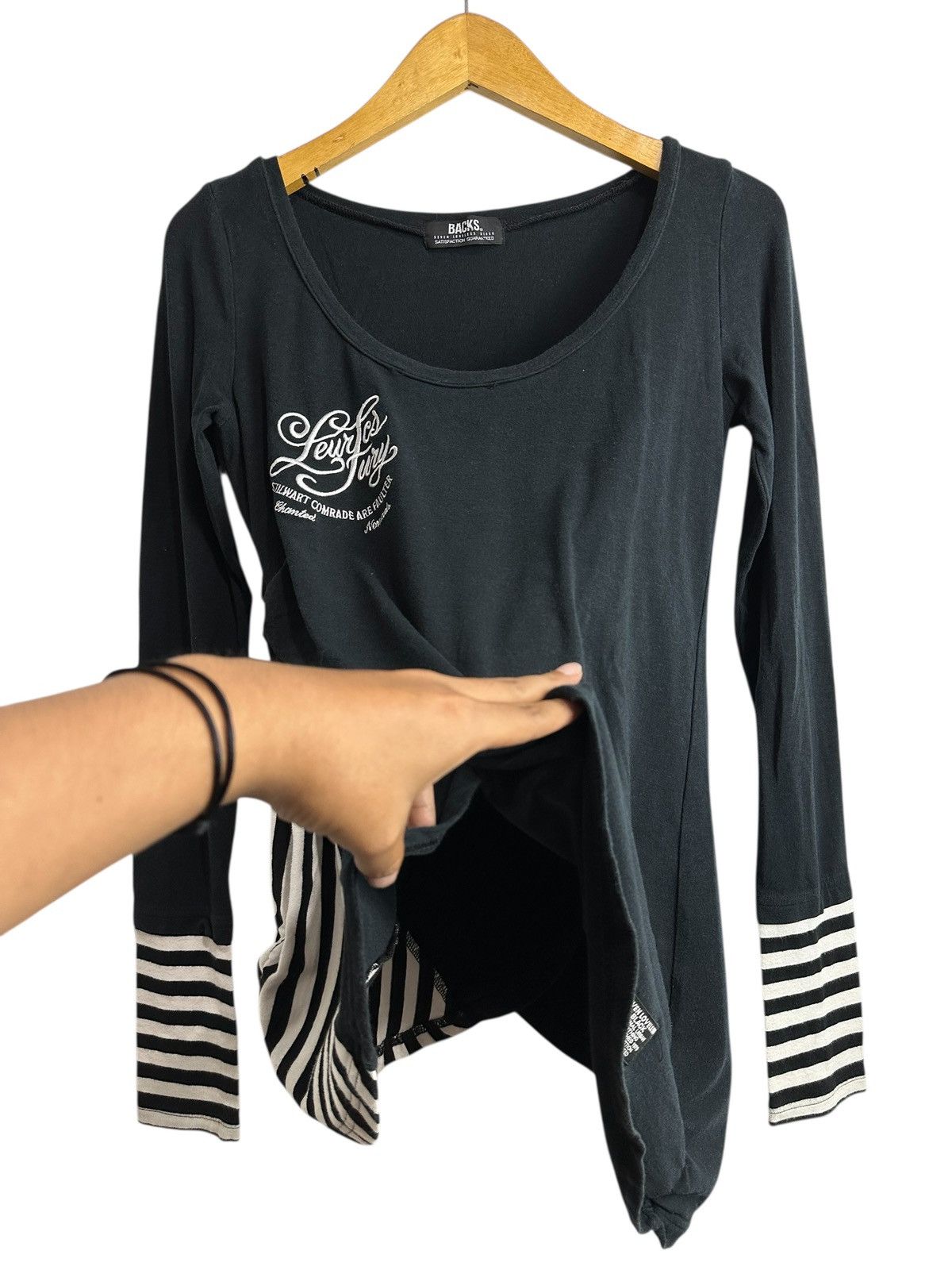 20471120 BACKS DOUBLE LAYER GOTHIC POEM IFSIXWASNINE LGB STYLE Size XS / US 0-2 / IT 36-38 - 9 Thumbnail