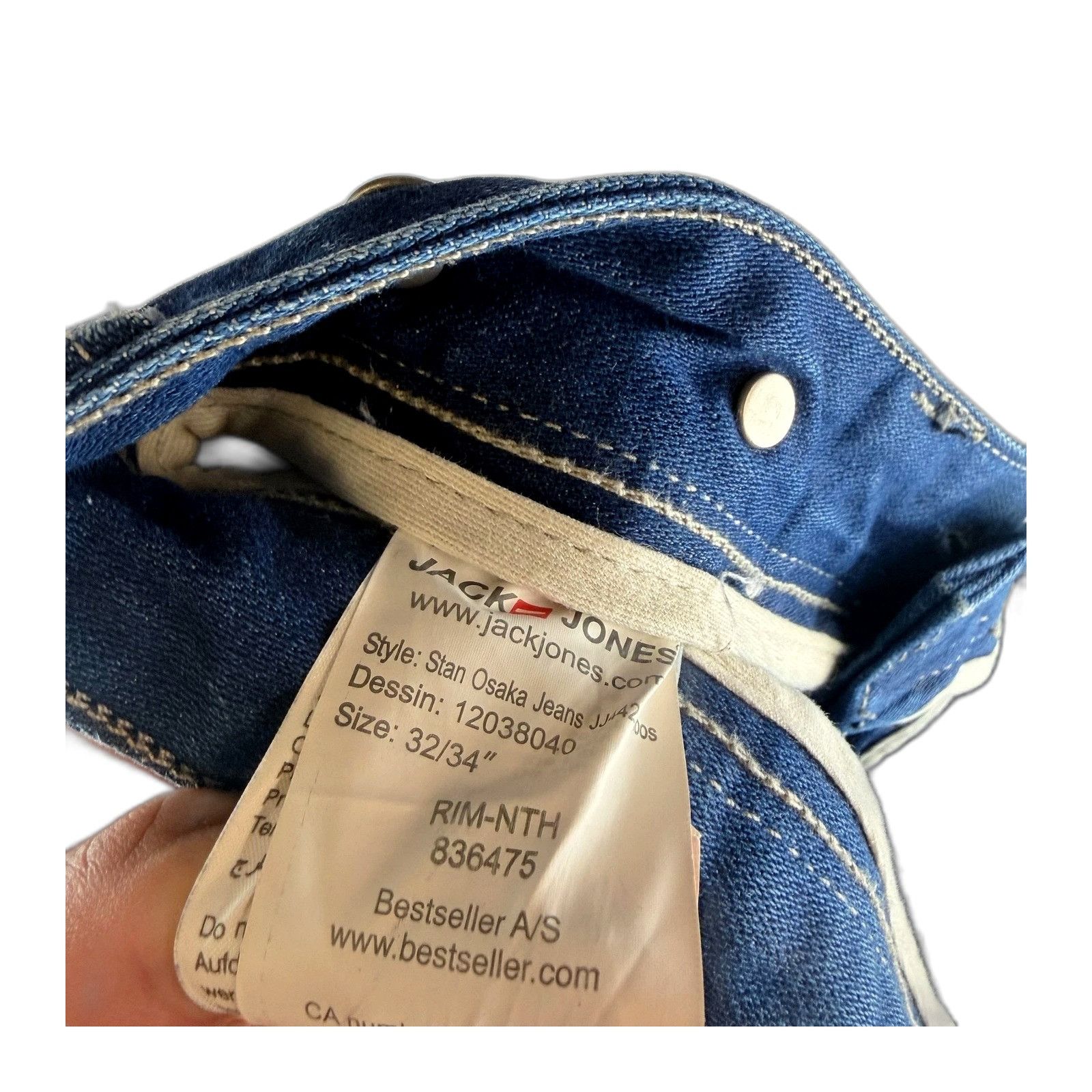 Jack & Jones Jack & Jones Stan Osaka Jeans Men's 32x34 Blue Wax Look Pock Size US 32 / EU 48 - 5 Thumbnail