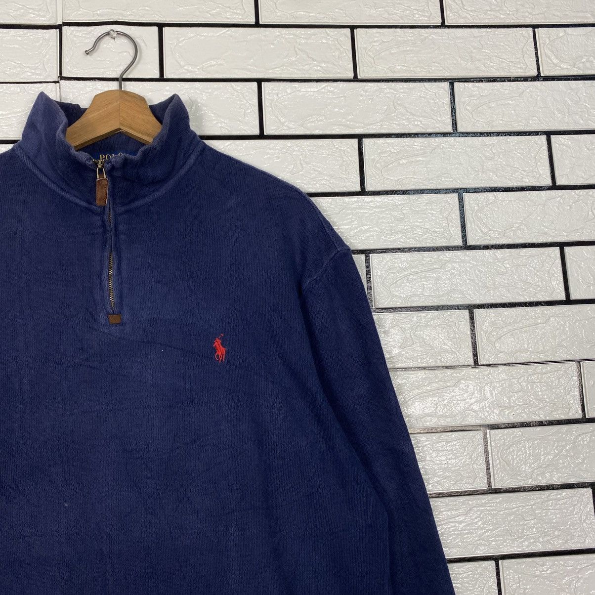 Polo Ralph Lauren 📌Vintage Half Zipper Anorak Sweatshirt Polo Ralph Lauren Size US L / EU 52-54 / 3 - 7 Thumbnail