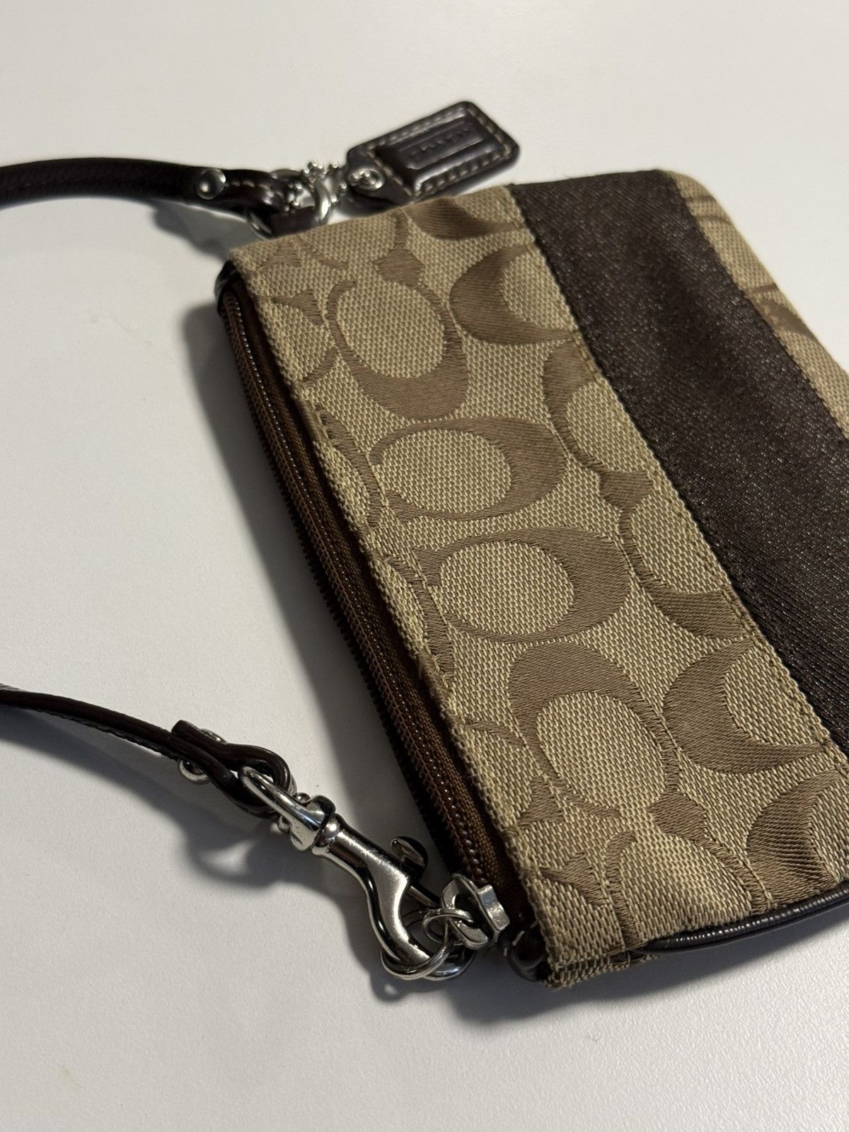 Coach Coach Signature Coin Wallet Wristlet Size ONE SIZE - 4 Thumbnail