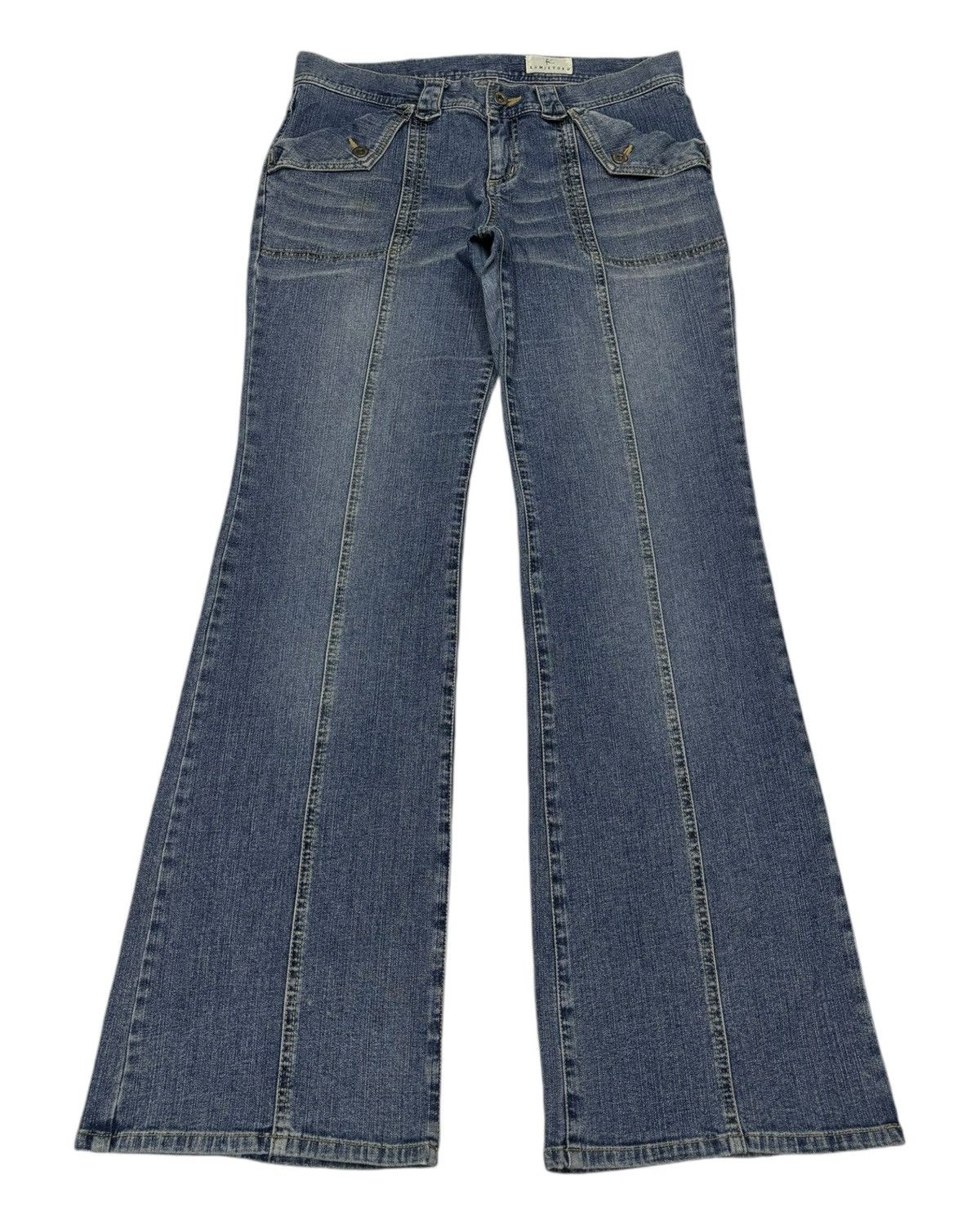 FLARE 80s Style Kumikyoku Flare Bootcut Denim Jeans