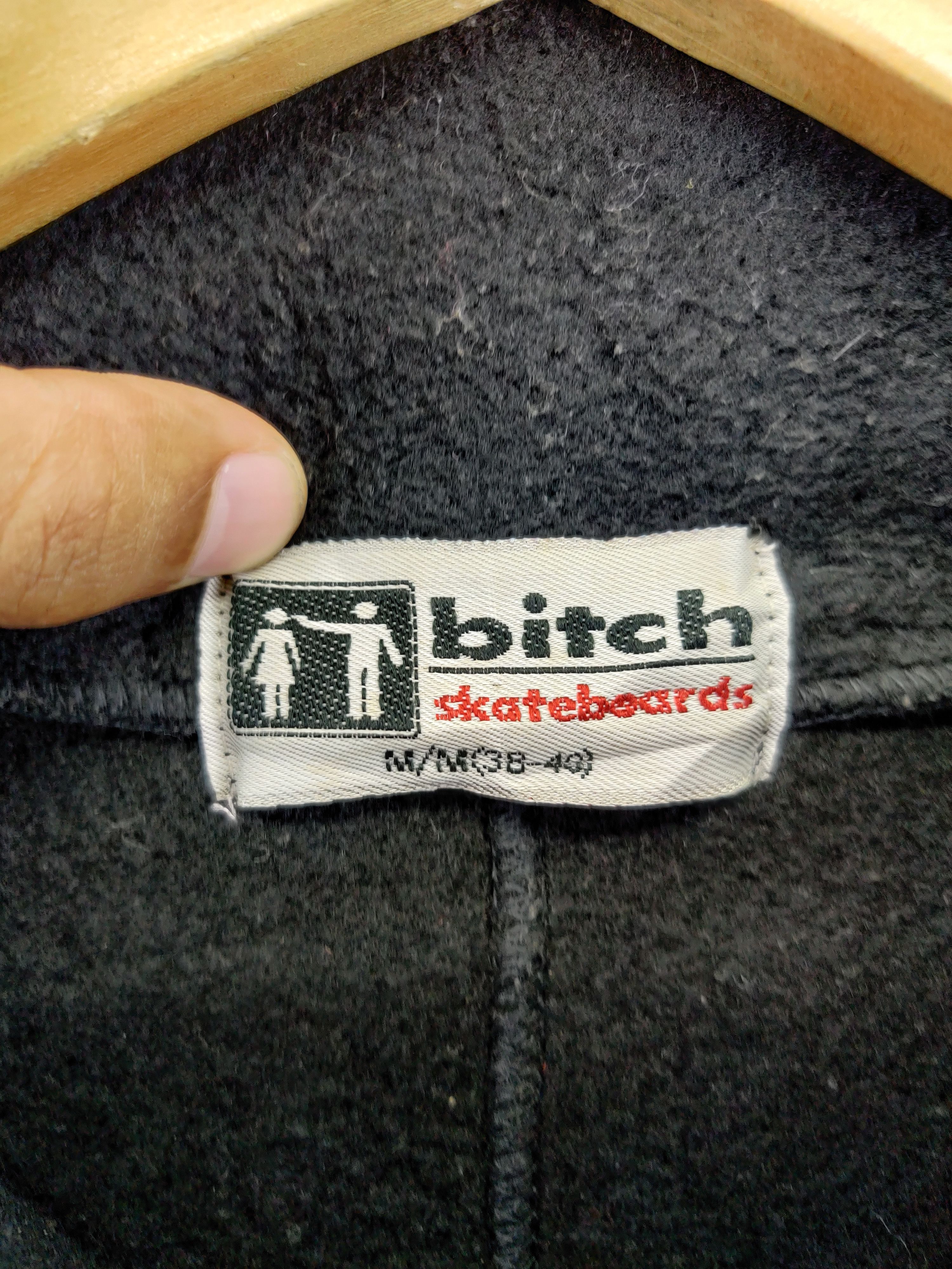 Vintage Vintage Bitch Skateboard Fleece Half Zipper Jacket Size US M / EU 48-50 / 2 - 9 Thumbnail