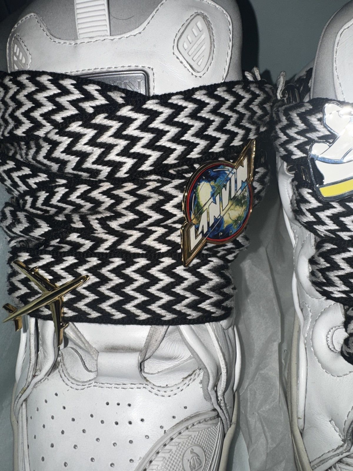 Lanvin Lanvin Future Curb Sneakers Pins Size US 11.5 / EU 44-45 - 5 Thumbnail