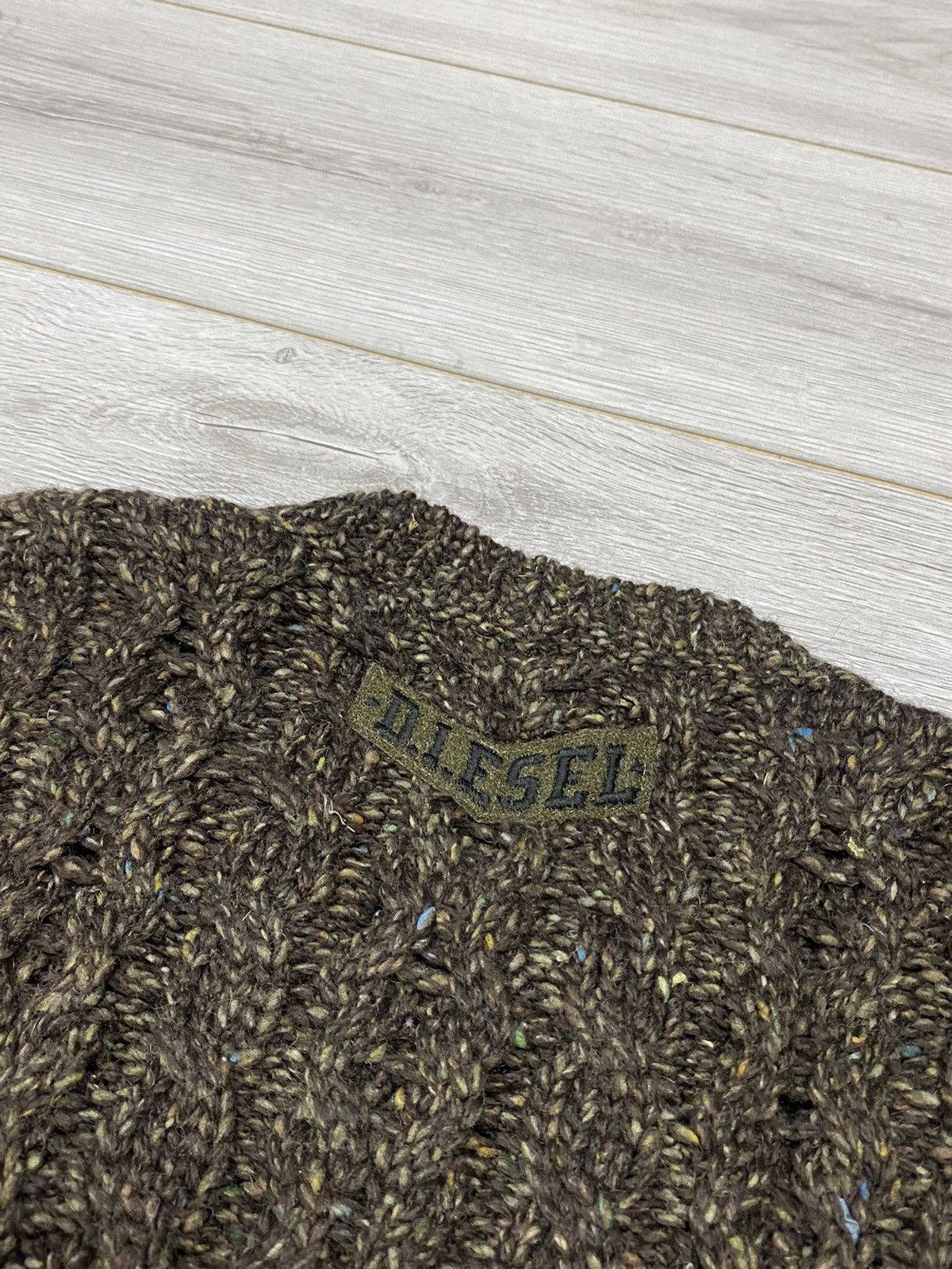 Diesel Diesel distressed vintage knitted designer sweater Size US L / EU 52-54 / 3 - 10 Thumbnail