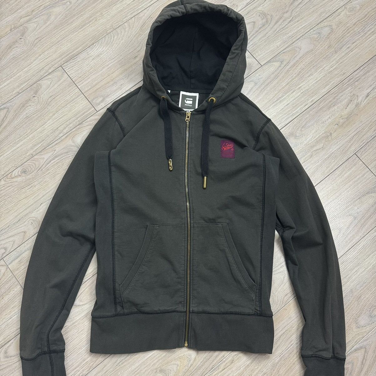 G-Star Vintage G-Star Y2K Zip Up Hoodie Embroidered Back Logo Size US S / EU 44-46 / 1 - 2 Thumbnail