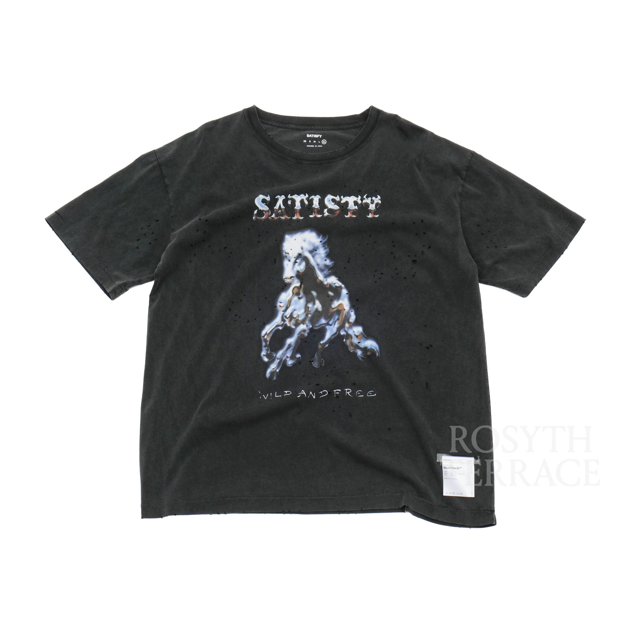 Oakley × Satisfy Satisfy Running Oakley Moth Tech Logo Tee in