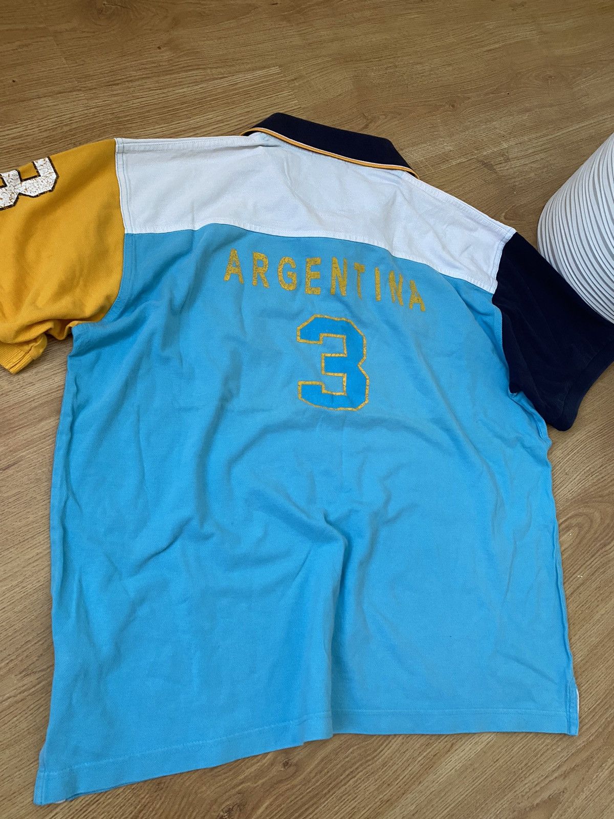 Polo Ralph Lauren × Vintage Polo Ralph Lauren style Argentina distressed rugby polo Size US XL / EU 56 / 4 - 12 Thumbnail