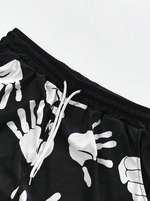 Jean × Vintage Graphic Y2K shorts DRIP Trap Size US 30 / EU 46 - 2 Thumbnail