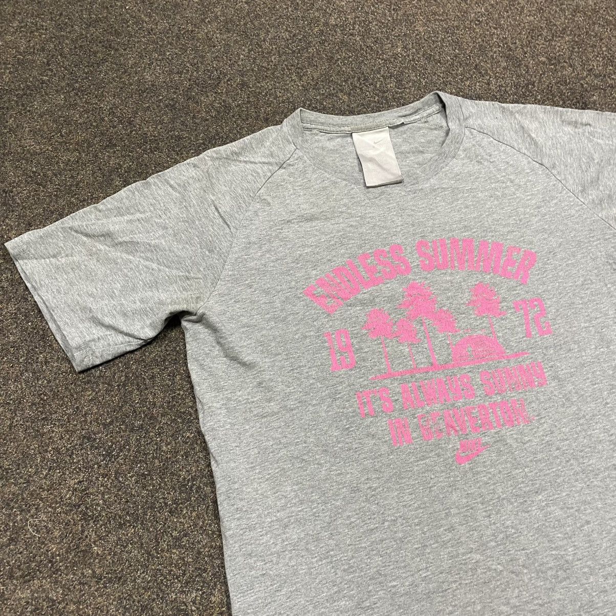 Vintage Vintage Y2K Graphic Tee Pink Print Faded Grey Single Stitch Size US M / EU 48-50 / 2 - 2 Thumbnail