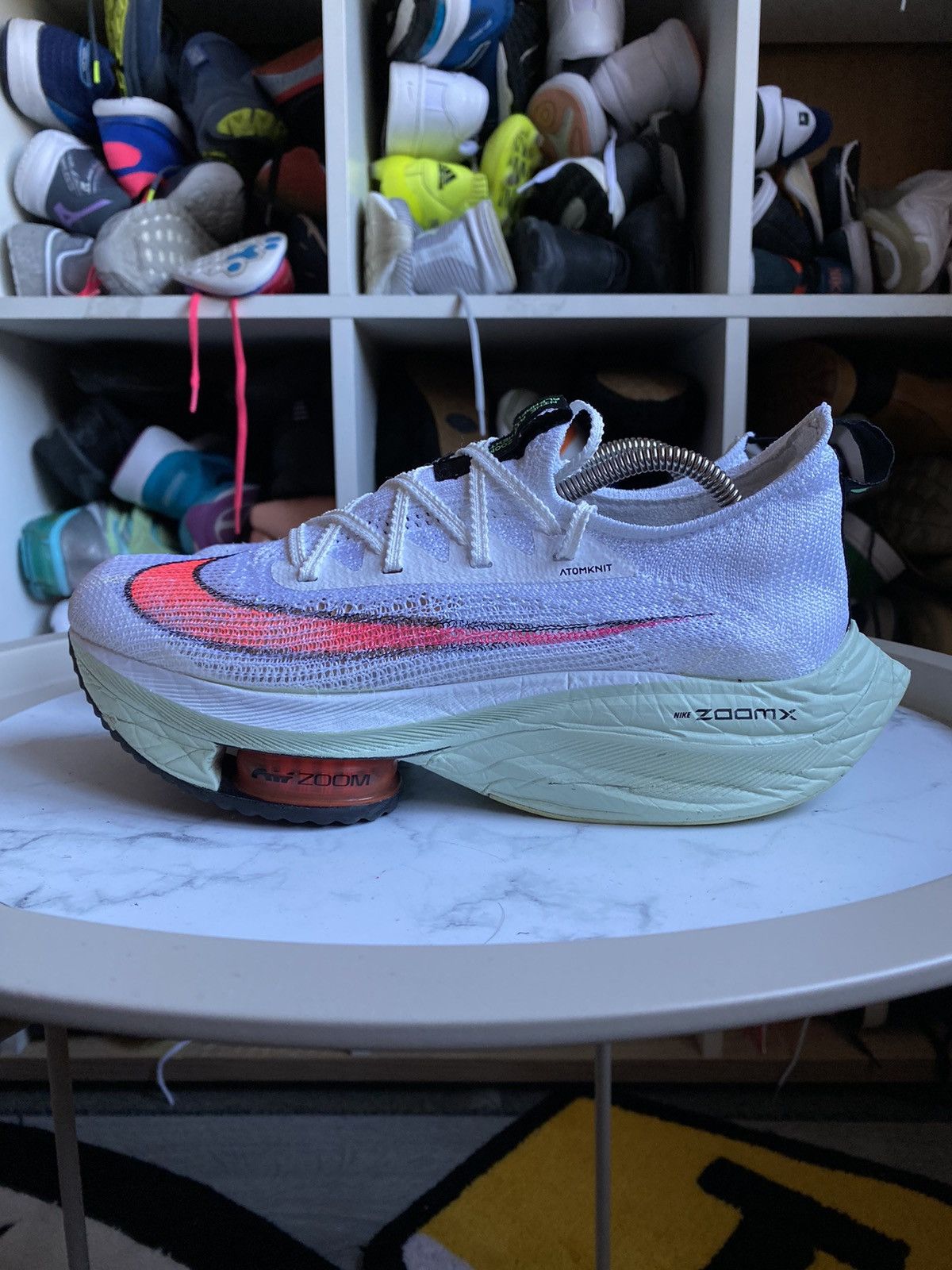 Nike Womans Nike Air Zoom Alphafly Next% Low Top Running Sneakers Size US 7.5 / IT 37.5 - 2 Thumbnail