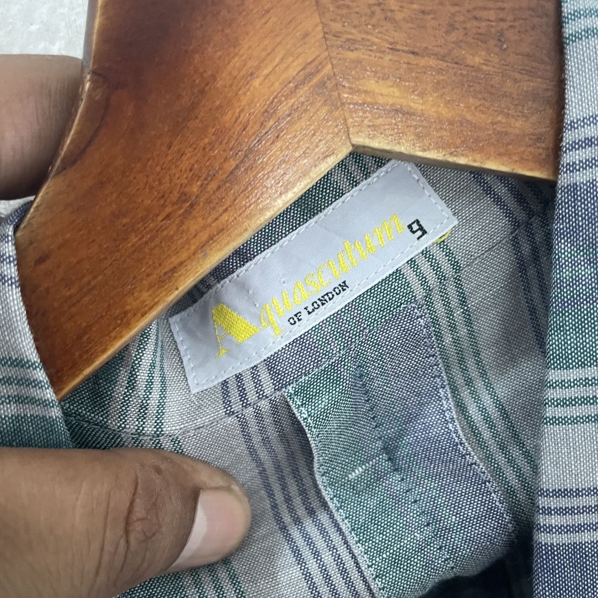 Aquascutum × Japanese Brand Vintage Aquasqutum Tweed Jacket Size M / US 6-8 / IT 42-44 - 5 Thumbnail