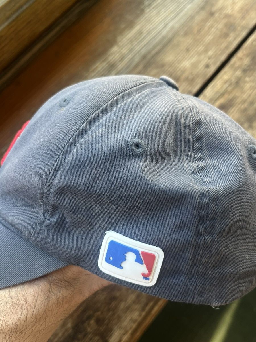 Adidas × Vintage Vintage Adidas Yankees Y2K Cap Central Logo Cap Size ONE SIZE - 6 Thumbnail