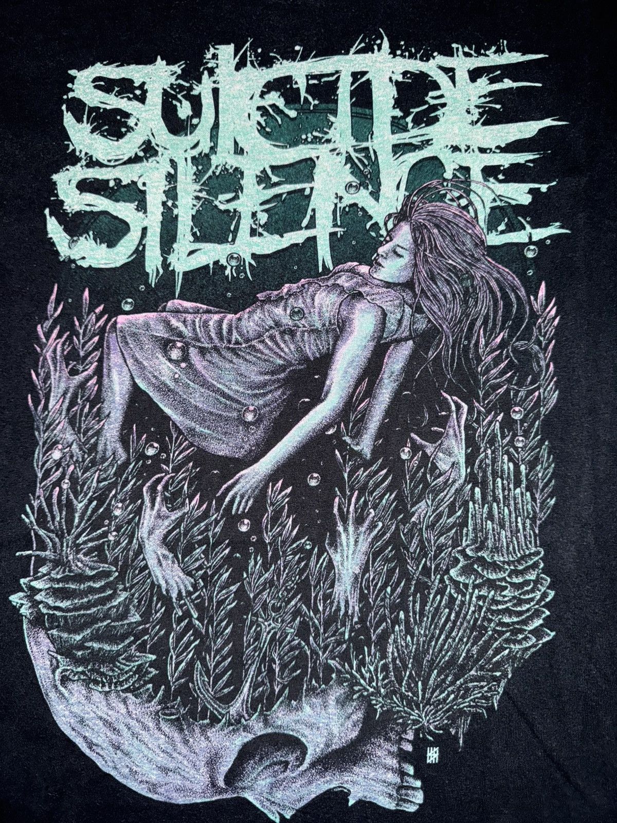Other Vintage Suicide Silence Watergrave t shirt Size US L / EU 52-54 / 3 - 3 Thumbnail