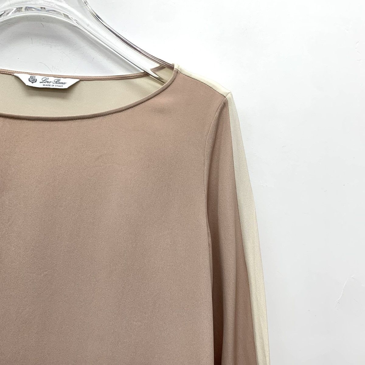 Loro Piana Loro Piana Mulberry Silk Long Sleeve T-shirt K26WX Size S / US 4 / IT 40 - 3 Thumbnail