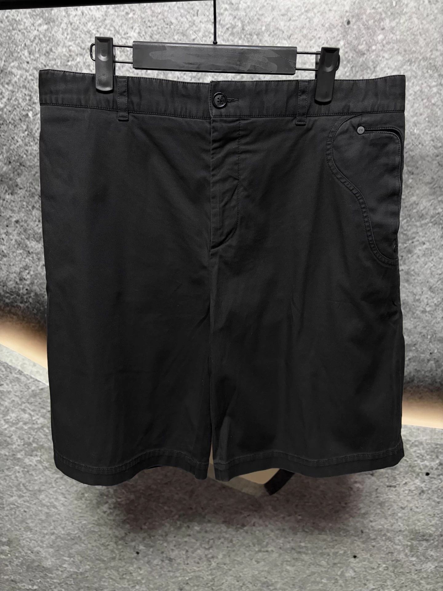 Dior Dior Saddle Embroidered Logo Black Shorts 50 Size US 34 / EU 50 - 1 Thumbnail