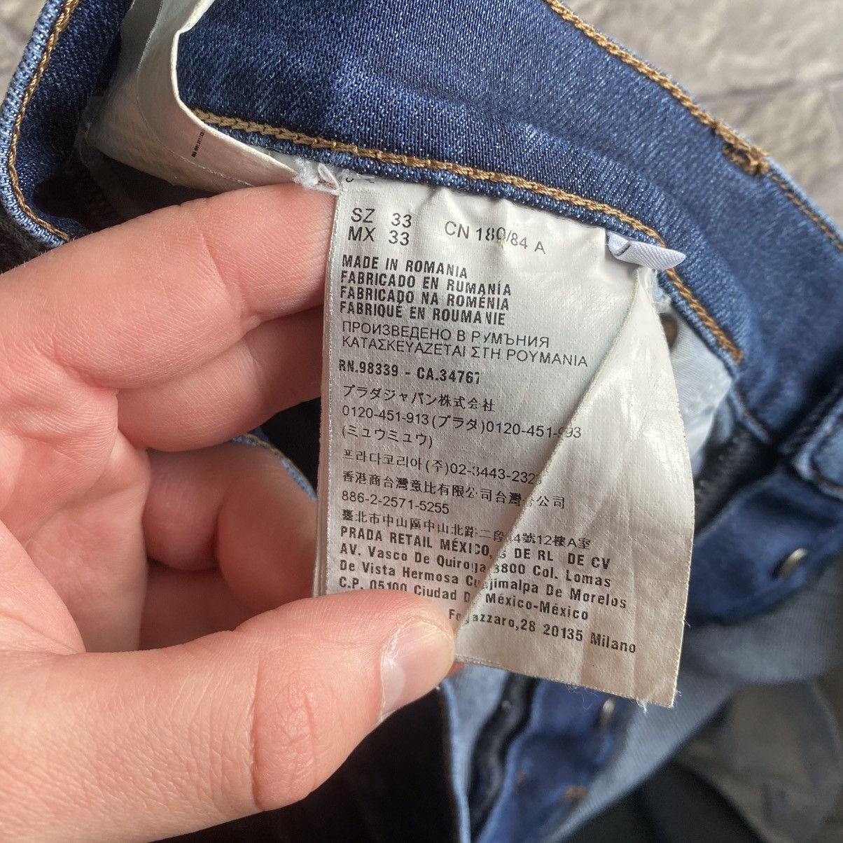 Prada Vintage Prada Jeans Size US 33 - 13 Thumbnail