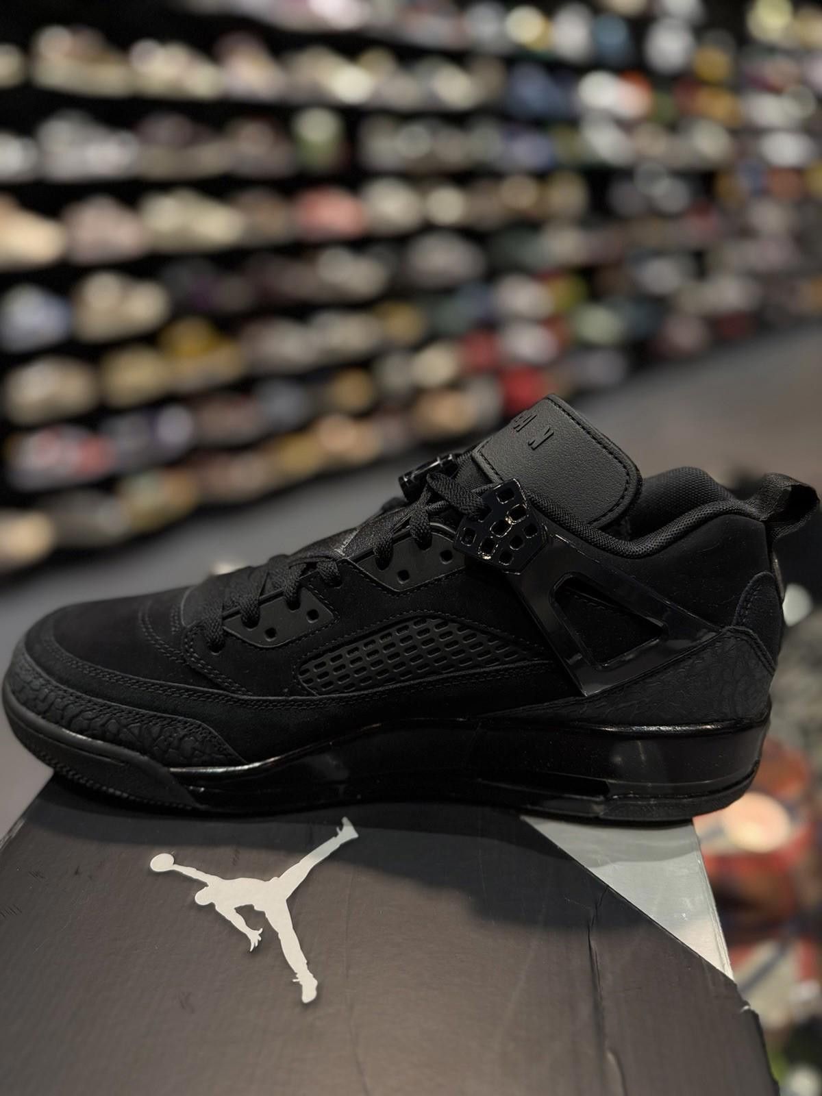 Jordan Brand Air Jordan Spizike Low Black Cat Sneakers, Size 13 BNIB Size US 13 / EU 46 - 10 Thumbnail