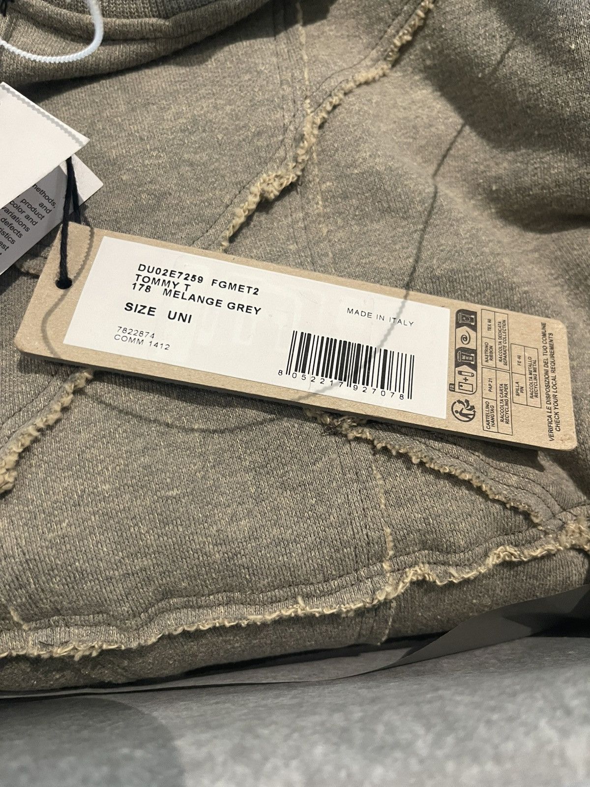 Rick Owens Rick Owens Terry Sweatshirt (ONE SIZE) Size US L / EU 52-54 / 3 - 11 Thumbnail