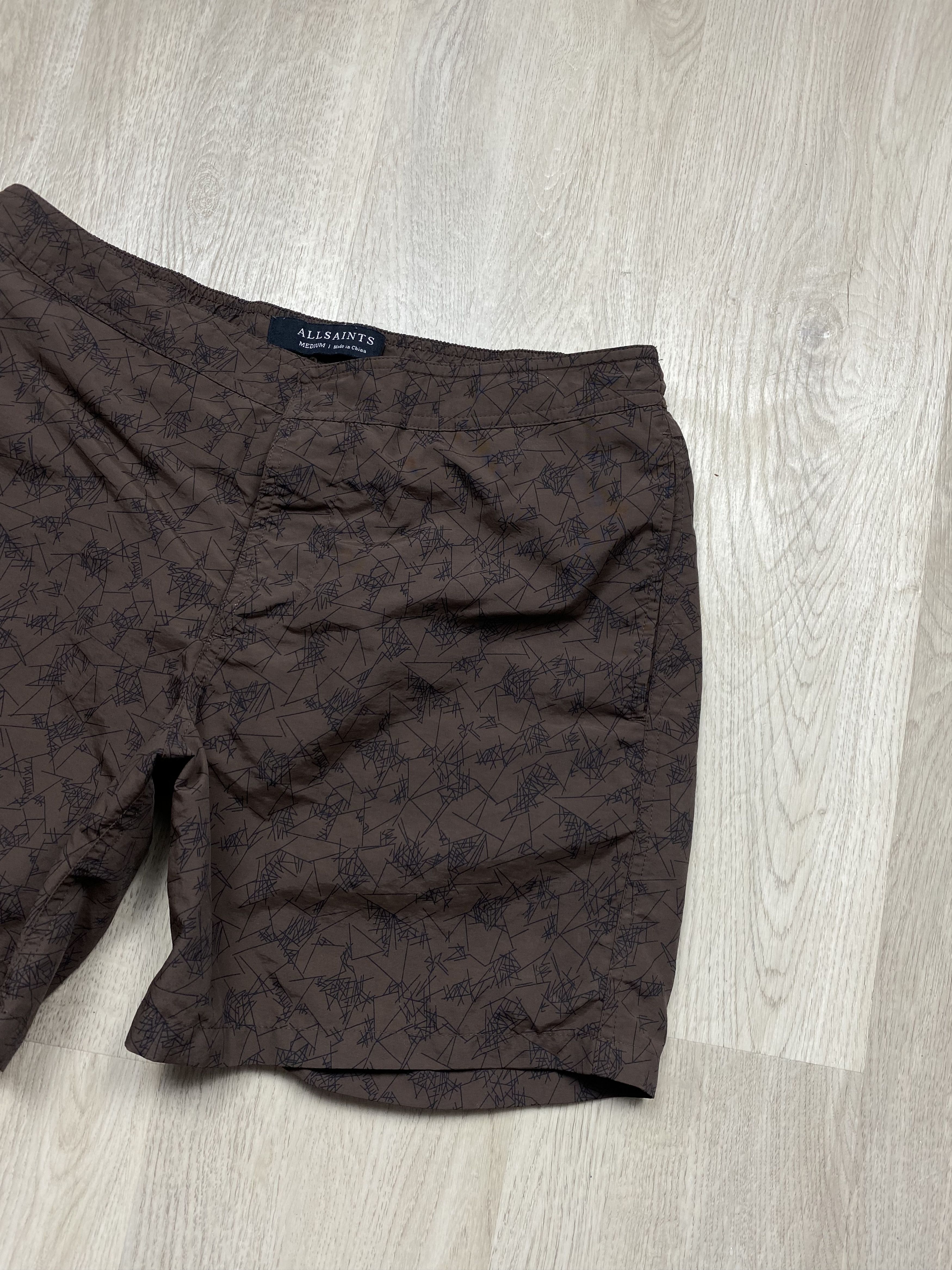 Allsaints Allsaints Scribble Swimshort Vintage Mens Nylon Shorts Y2K Size US 32 / EU 48 - 2 Thumbnail