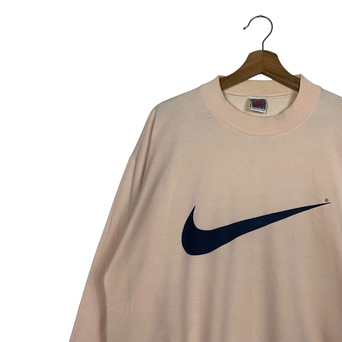 Nike Vintage 90's NIKE Big Logo Crewneck Sweatshirt #2946-C133 Size US L / EU 52-54 / 3 - 3 Thumbnail