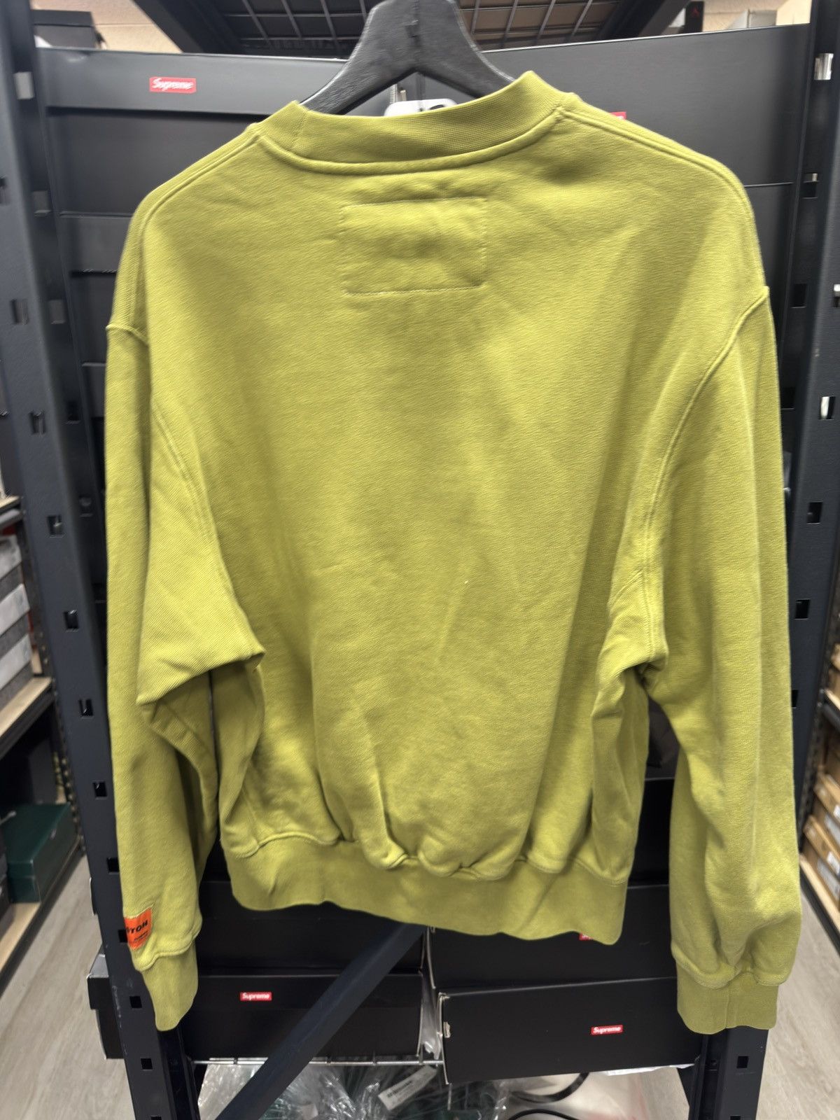 Heron Preston Heron Preston Olive Crewneck Size US S / EU 44-46 / 1 - 3 Thumbnail